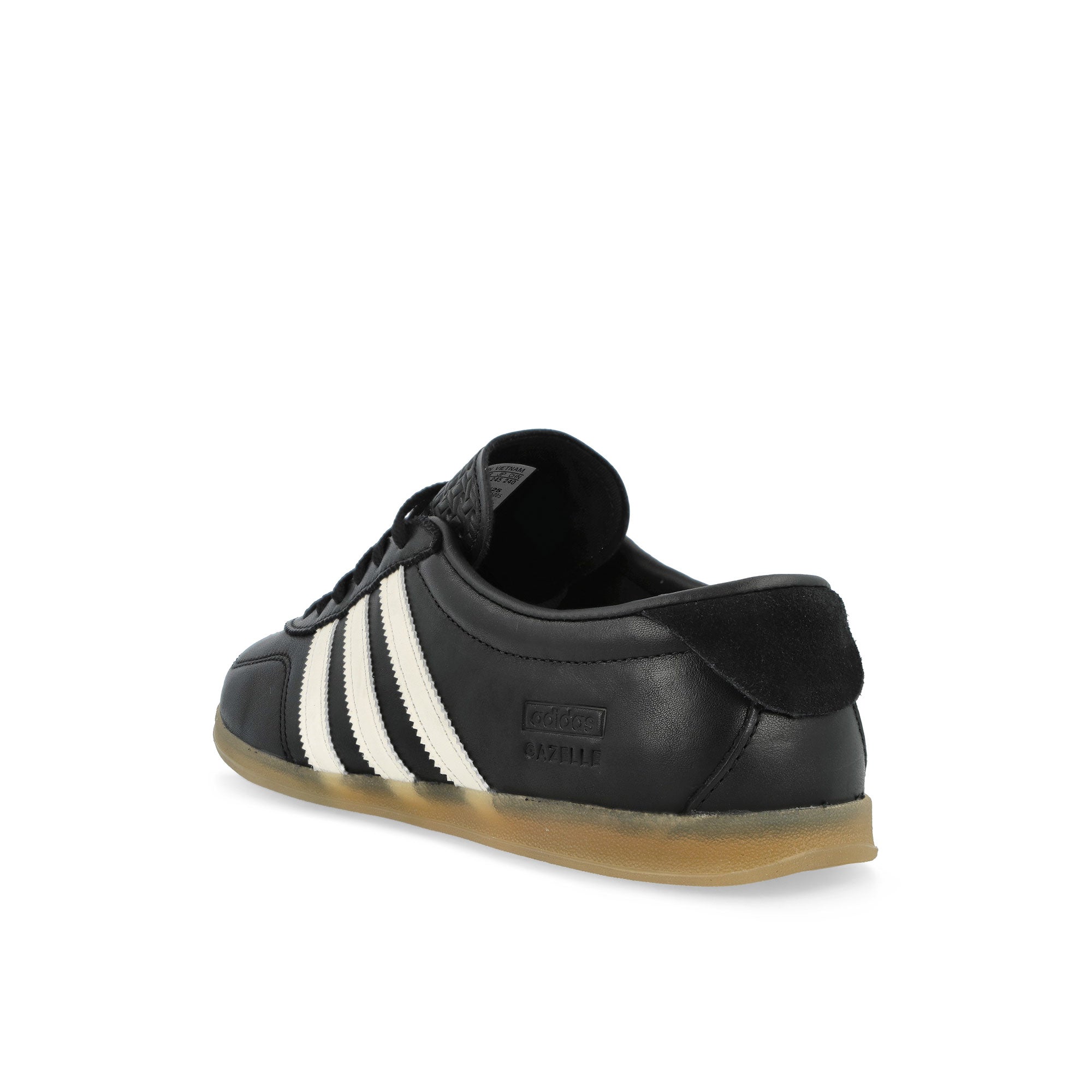 adidas Gazelle Lo Pro W Core Black / Chalk White / Gum 3 Low Top Sneakers IH1929 Material | Overkill