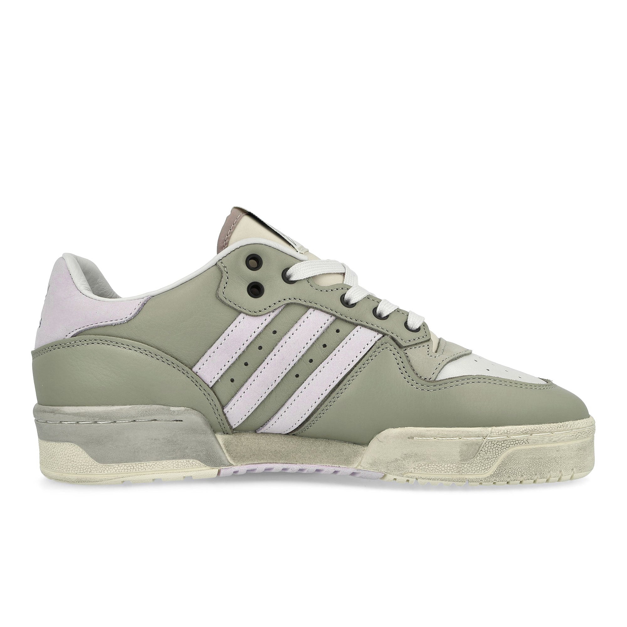 adidas Nice Kicks x adidas Rivalry Low Grey Two / Dash Grey / Cream White Low Top Sneakers Silhouette | Overkill