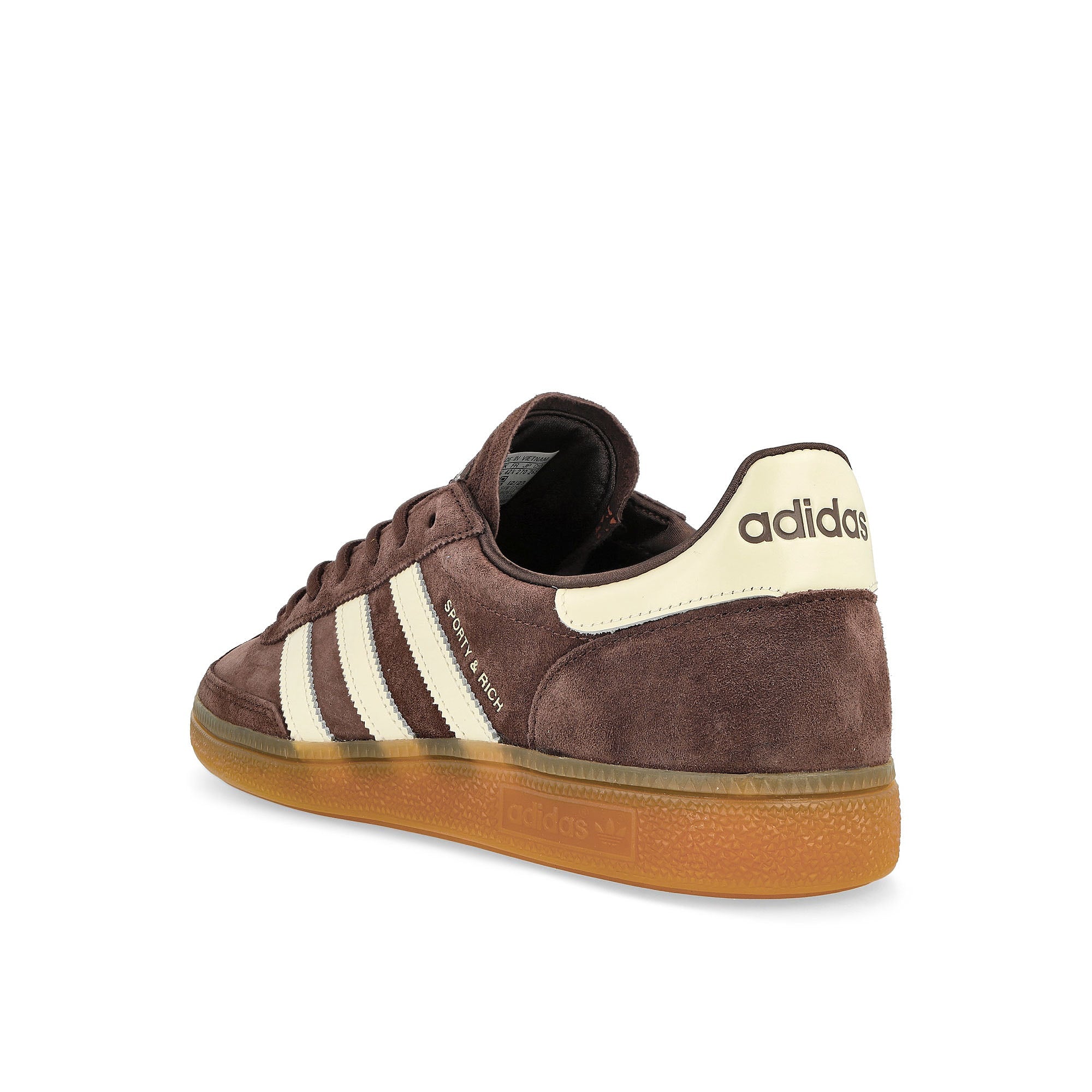 adidas Sporty & Rich x adidas Handball SPZL Auburn / Cream White / Gum Low Top Sneakers Material | Overkill