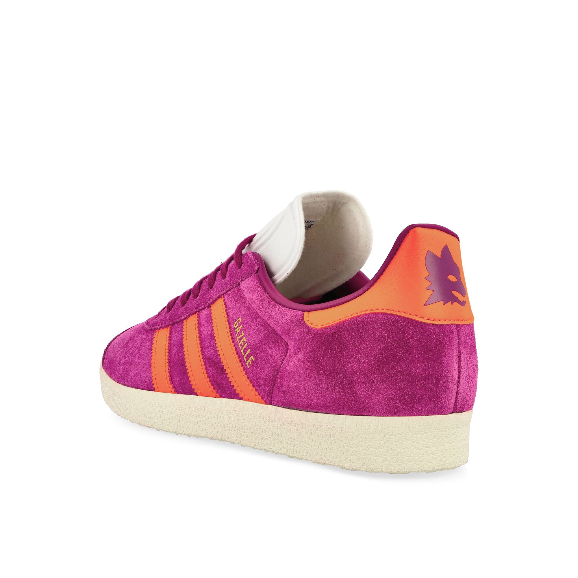 adidas Gazelle AS Roma Legacy Burgundy / Unity Orange / Cream White Low Top Sneakers Material | Overkill