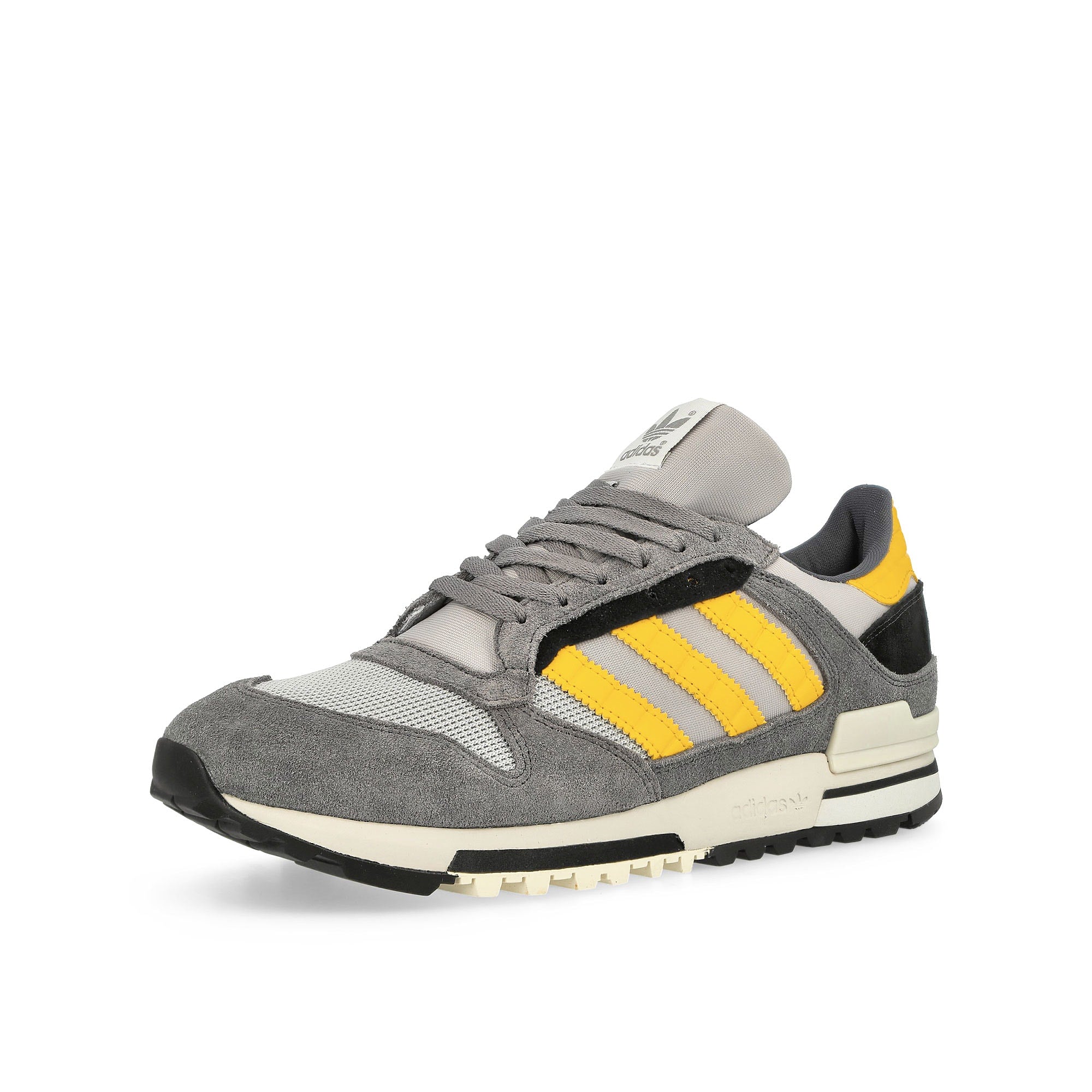 adidas ZX 600 Clear Onix / Super Yellow / Granite Low Top Sneakers Close Up | Overkill