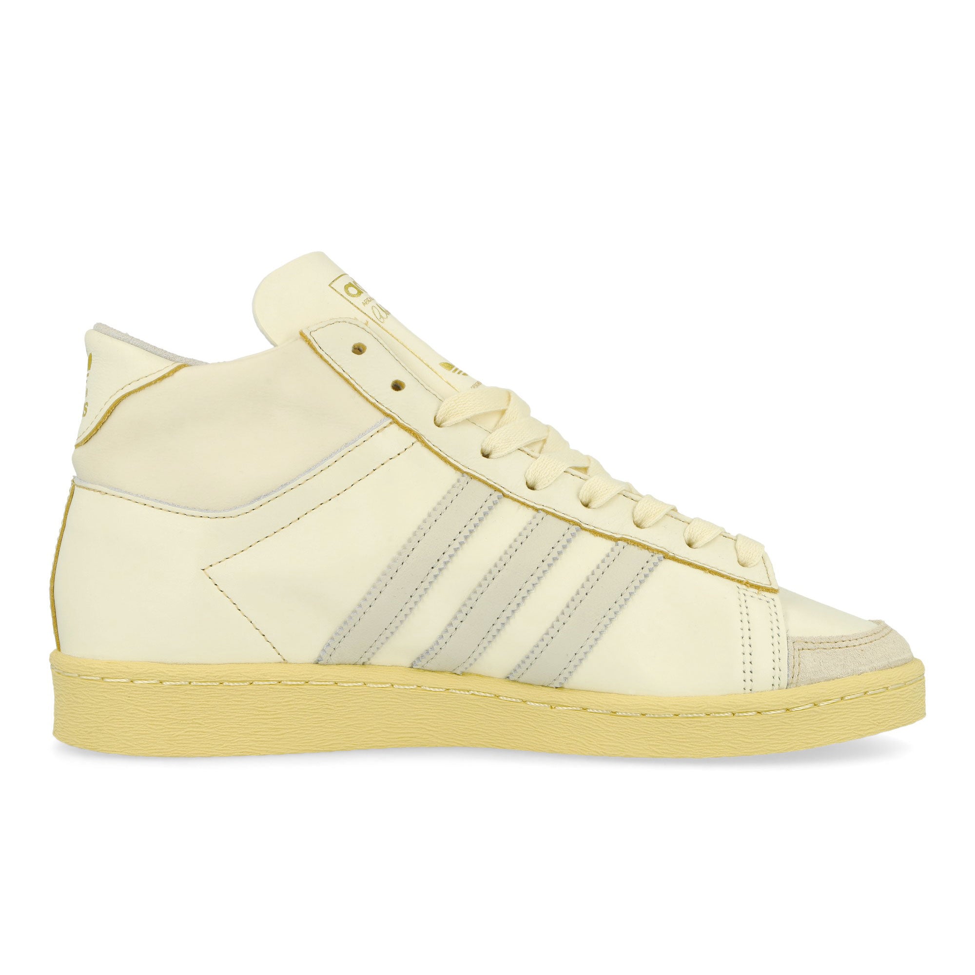 adidas Jabbar Hi Off White / Orbit Grey / Cream White High Top Sneakers Silhouette | Overkill