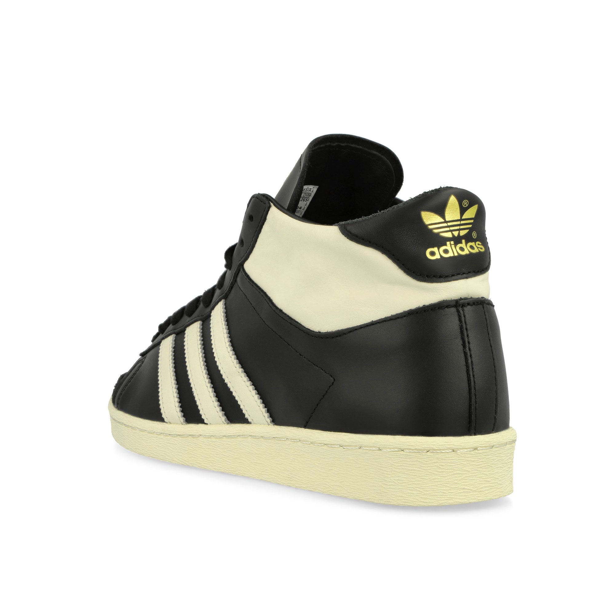adidas Jabbar Hi Core Black / Off White / Cream White High Top Sneakers Material | Overkill