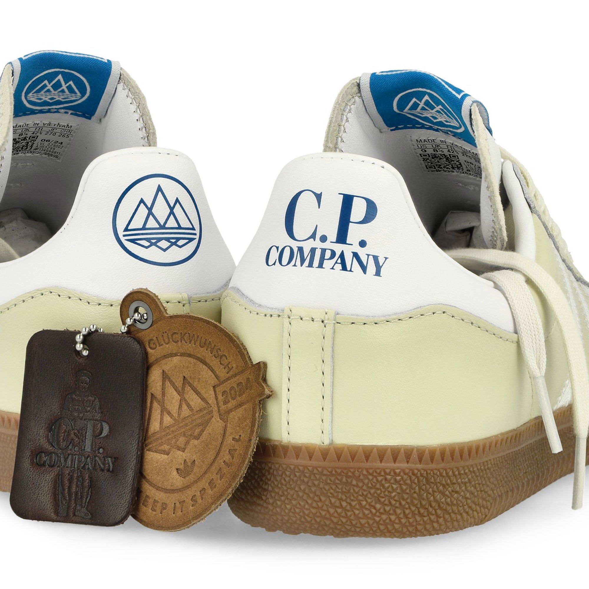 adidas Wimberly SPZL Sand / Footwear White / Clear Brown Low Top Sneakers Detail View 1 | Overkill