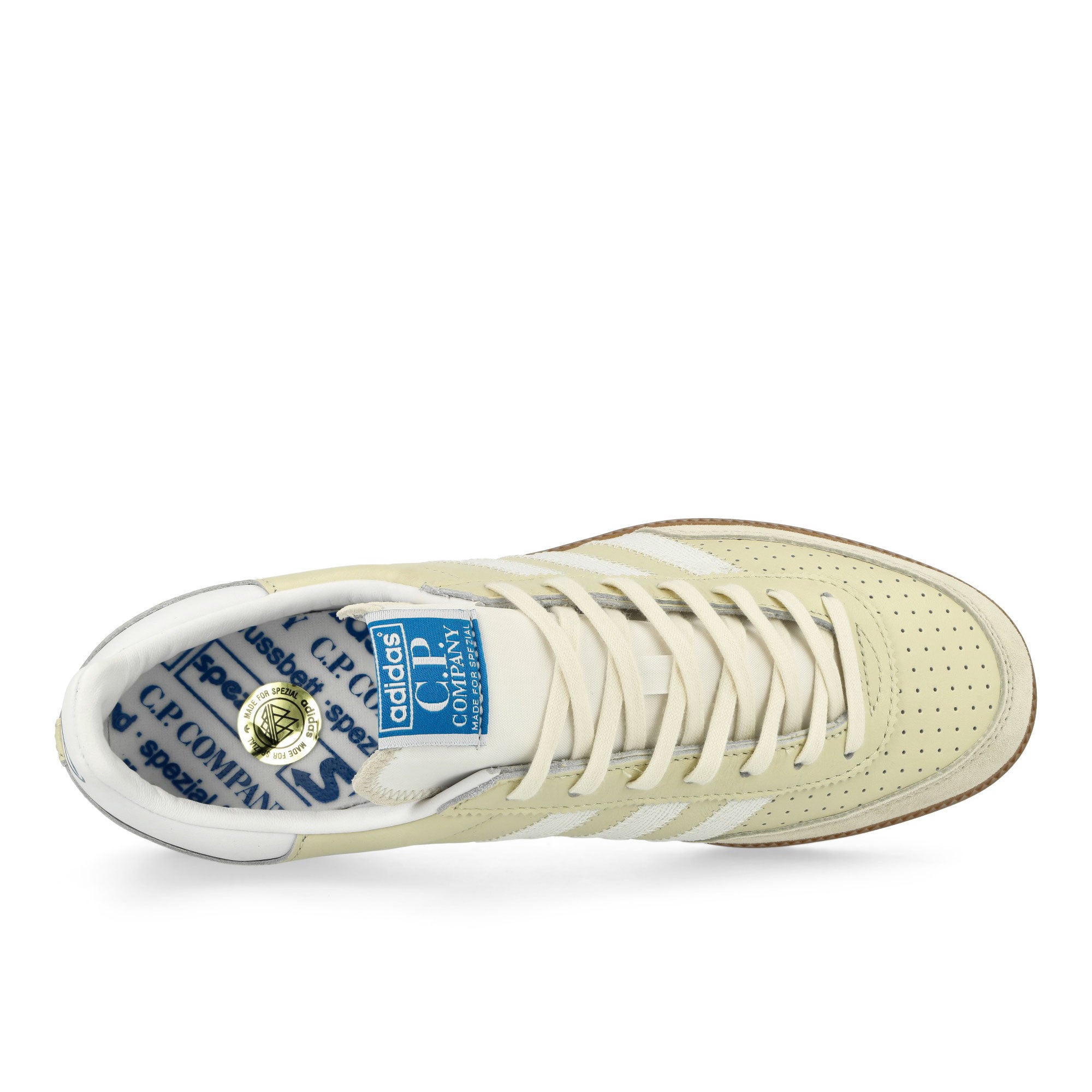 adidas Wimberly SPZL Sand / Footwear White / Clear Brown Low Top Sneakers Detail View 2 | Overkill