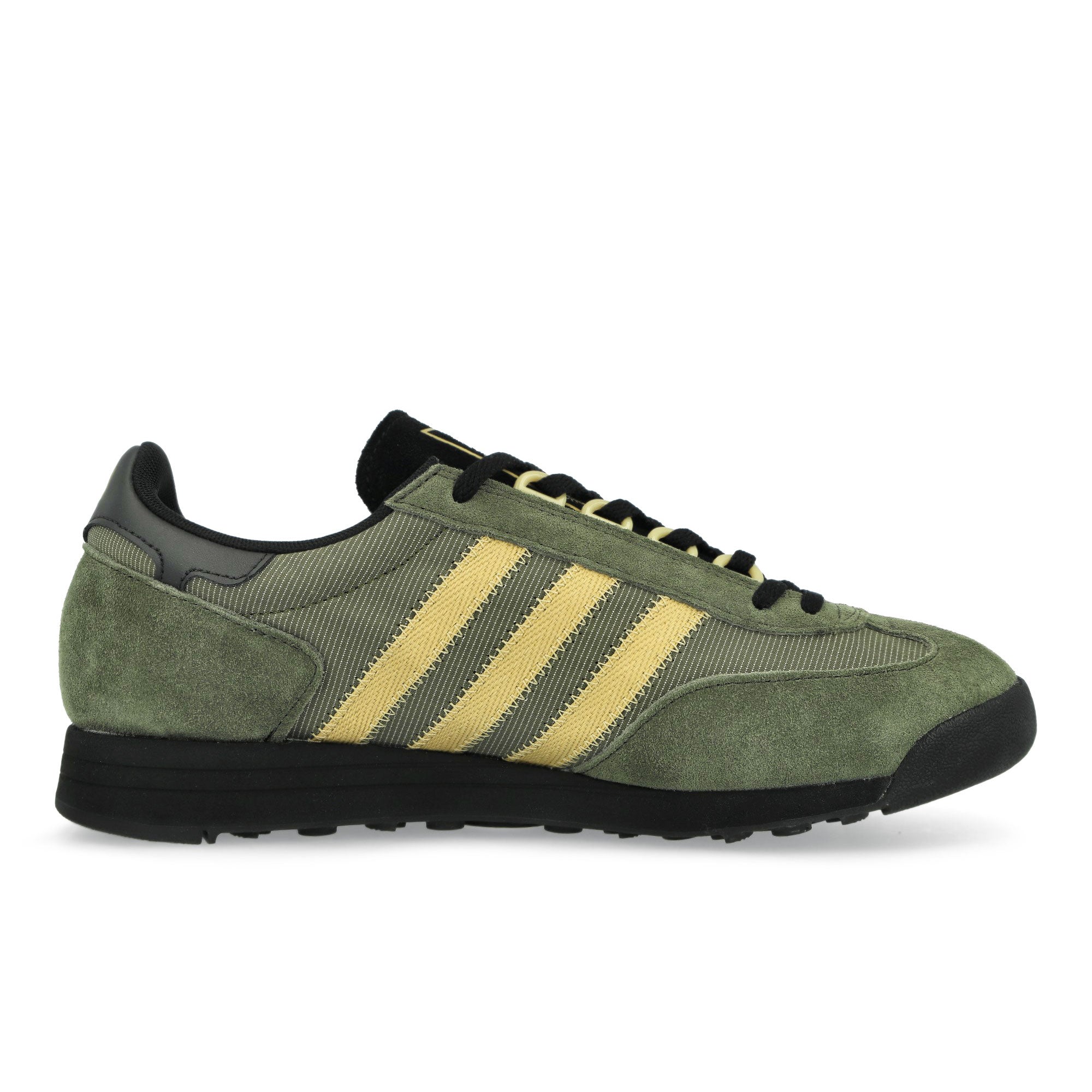adidas SL83 SPZL Dust Green / Sand / Night Cargo Low Top Sneakers Silhouette | Overkill