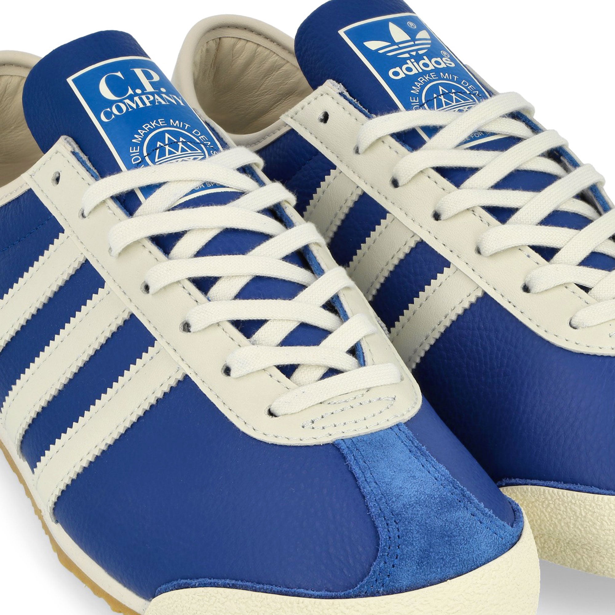 adidas Italia SPZL Collegiate Royal / Chalk White / Gum 3 Low Top Sneakers Detailfoto | Overkill
