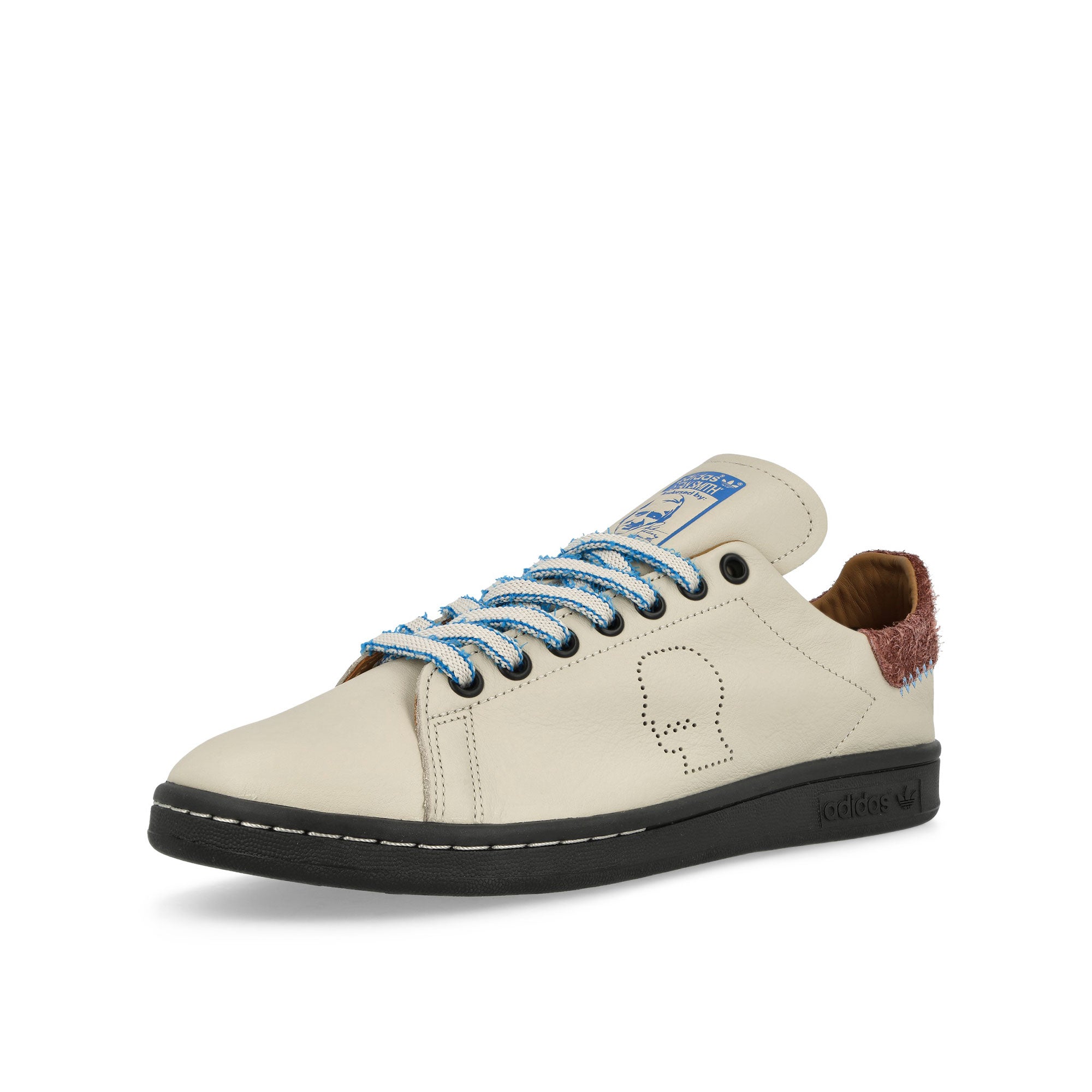 adidas Stan Smith Clear Brown / Bahia Light Blue / Mesa Low Top Sneakers Close Up | Overkill