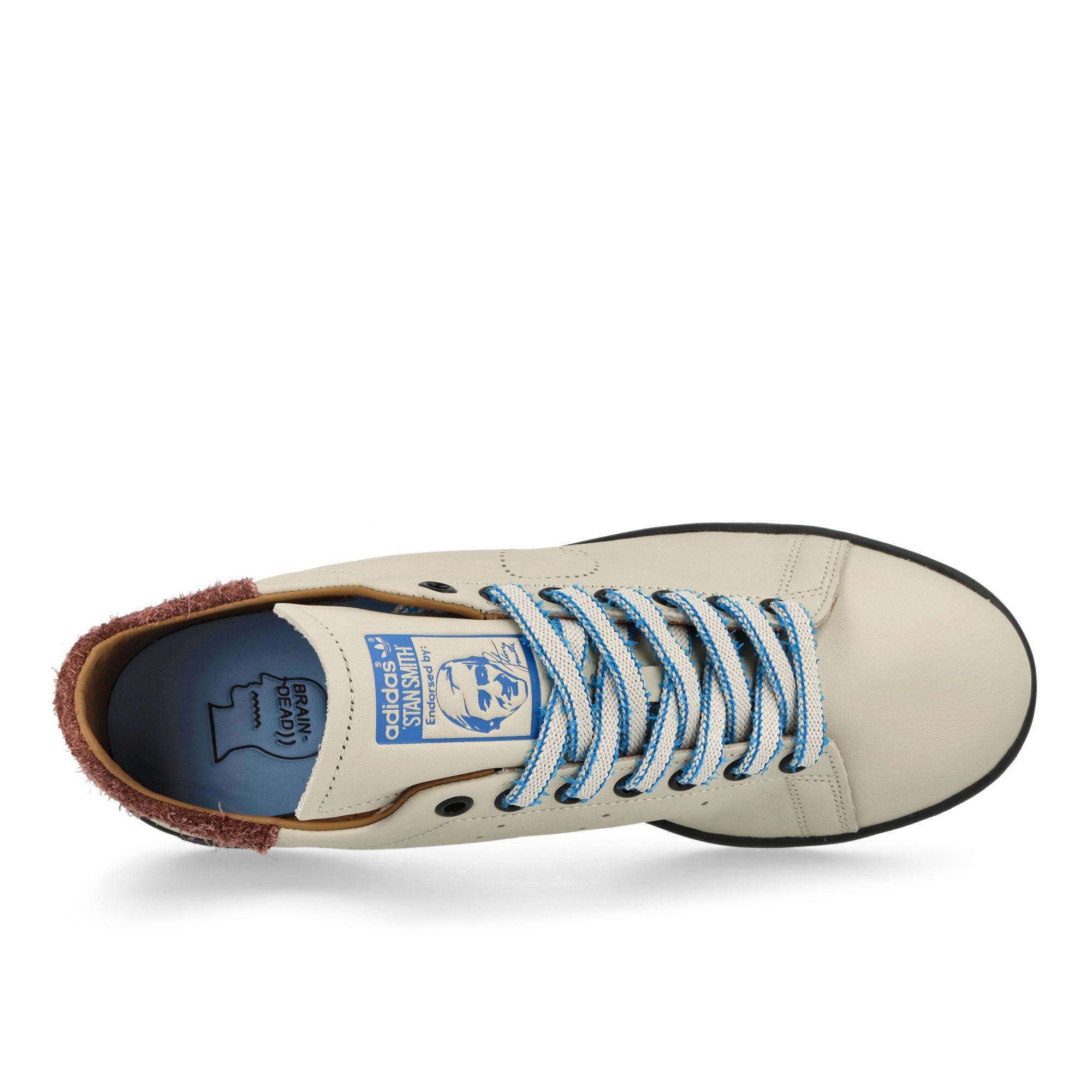adidas Stan Smith Clear Brown / Bahia Light Blue / Mesa Low Top Sneakers Detail View 2 | Overkill