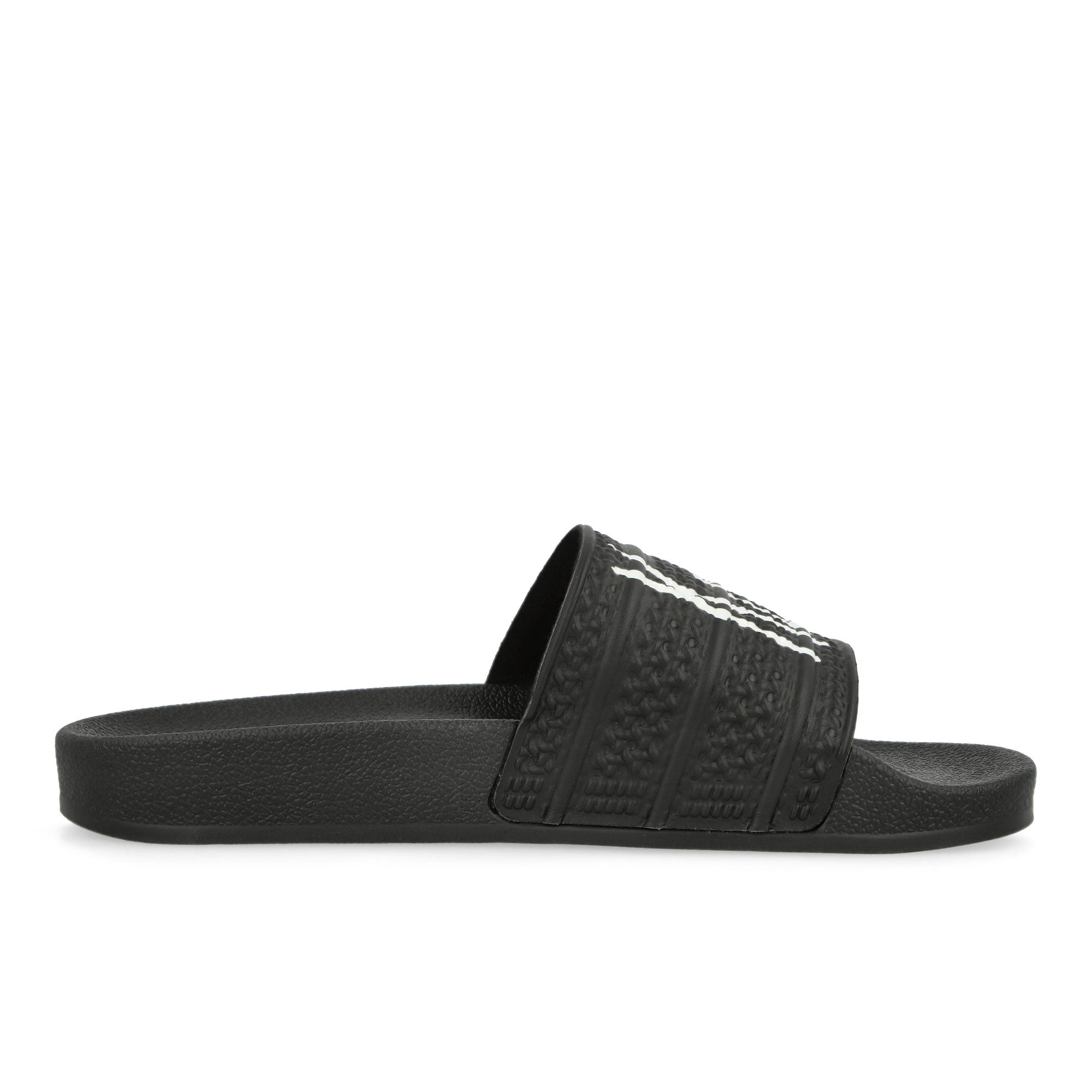 adidas Adilette Black Slides, Sandals & Slippers Silhouette | Overkill