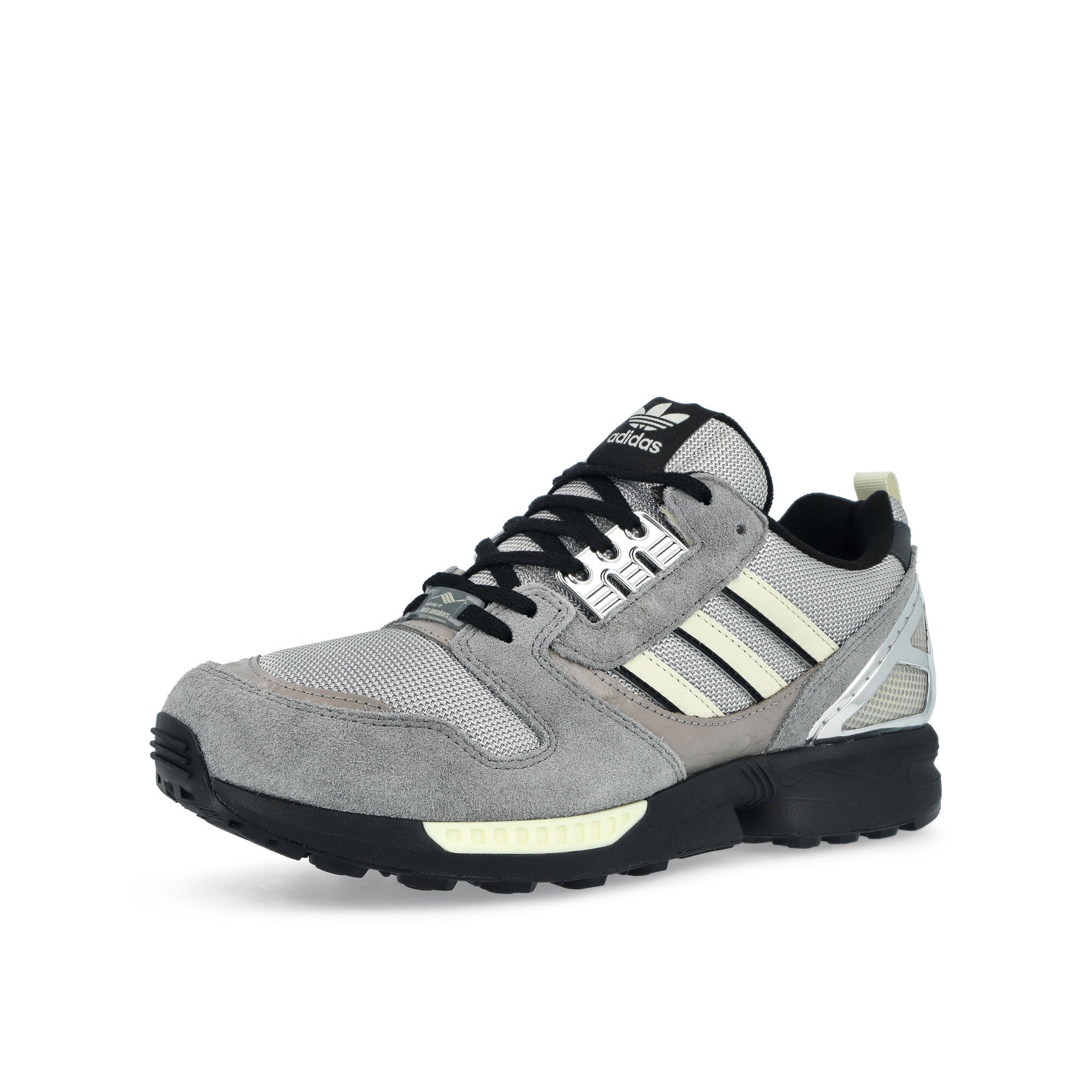 adidas Mita x Offspring x adidas Consortium ZX 8000 Grey Three / Off White / Grey Two Low Top Sneakers IH4088 Close-up | Overkill
