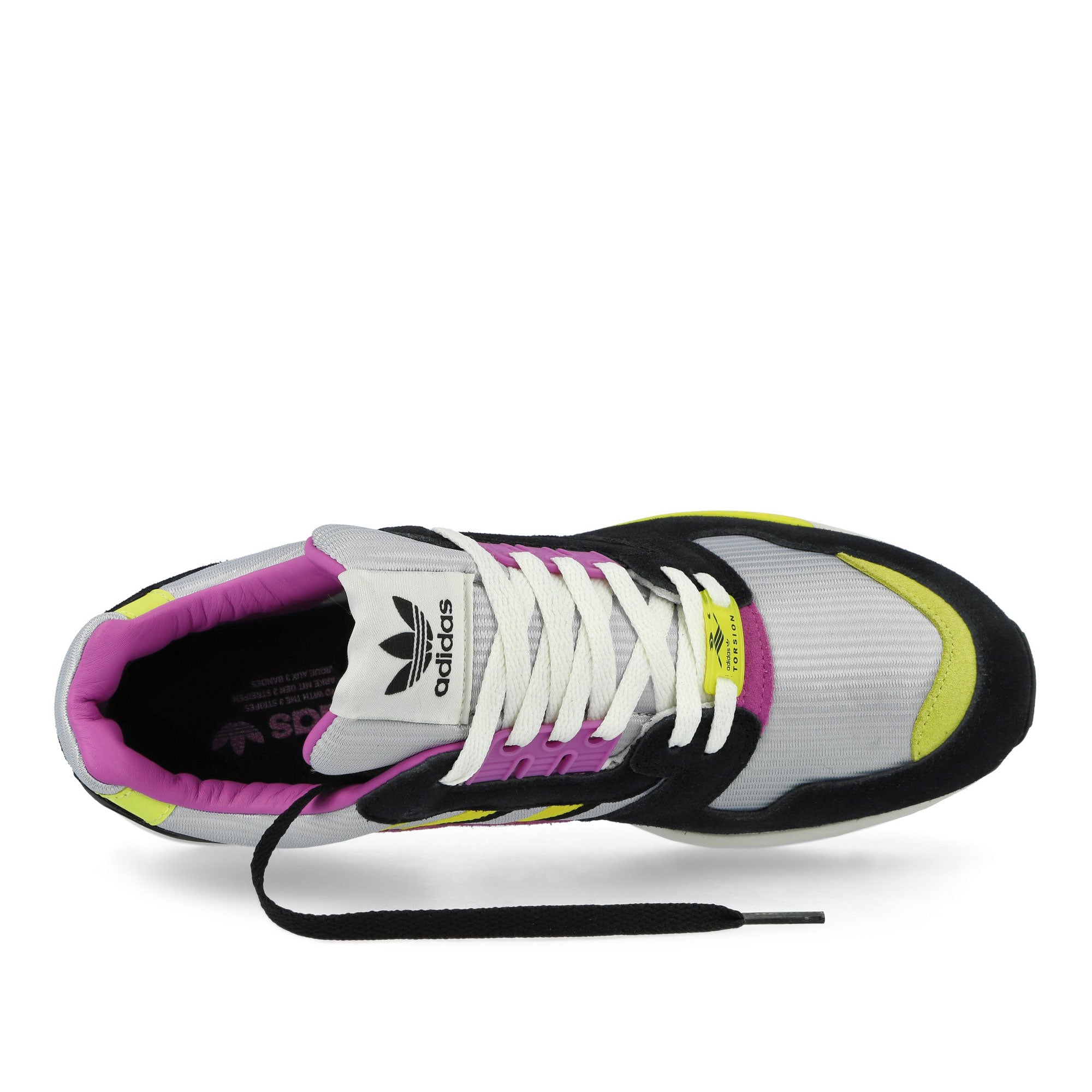 adidas ZX 8000 MIG Core Black / Semi Pulse Lilac / Light Yellow Low Top Sneakers IH4113 Detailfoto | Overkill