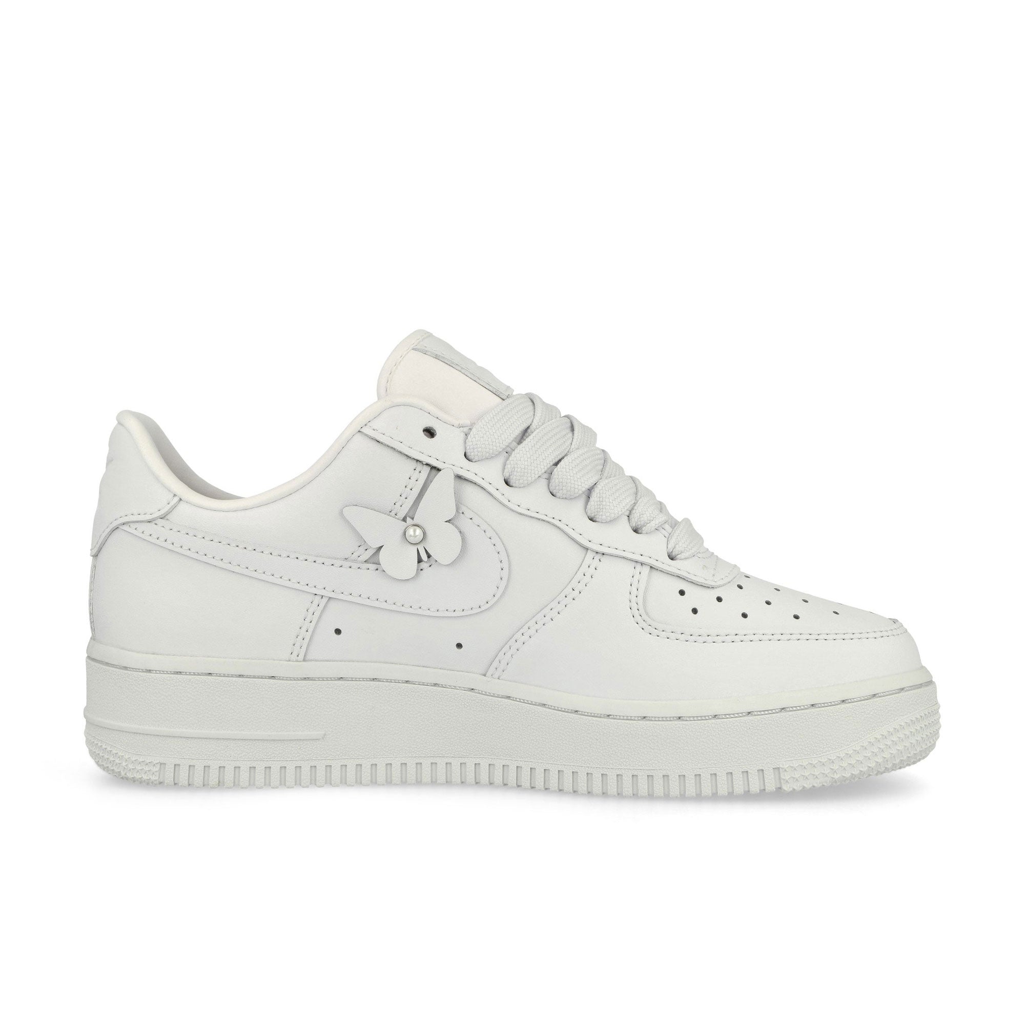 Nike W Air Force 1 Low White / White - Black Low Top Sneaker IH4480 100 Silhouette | Overkill