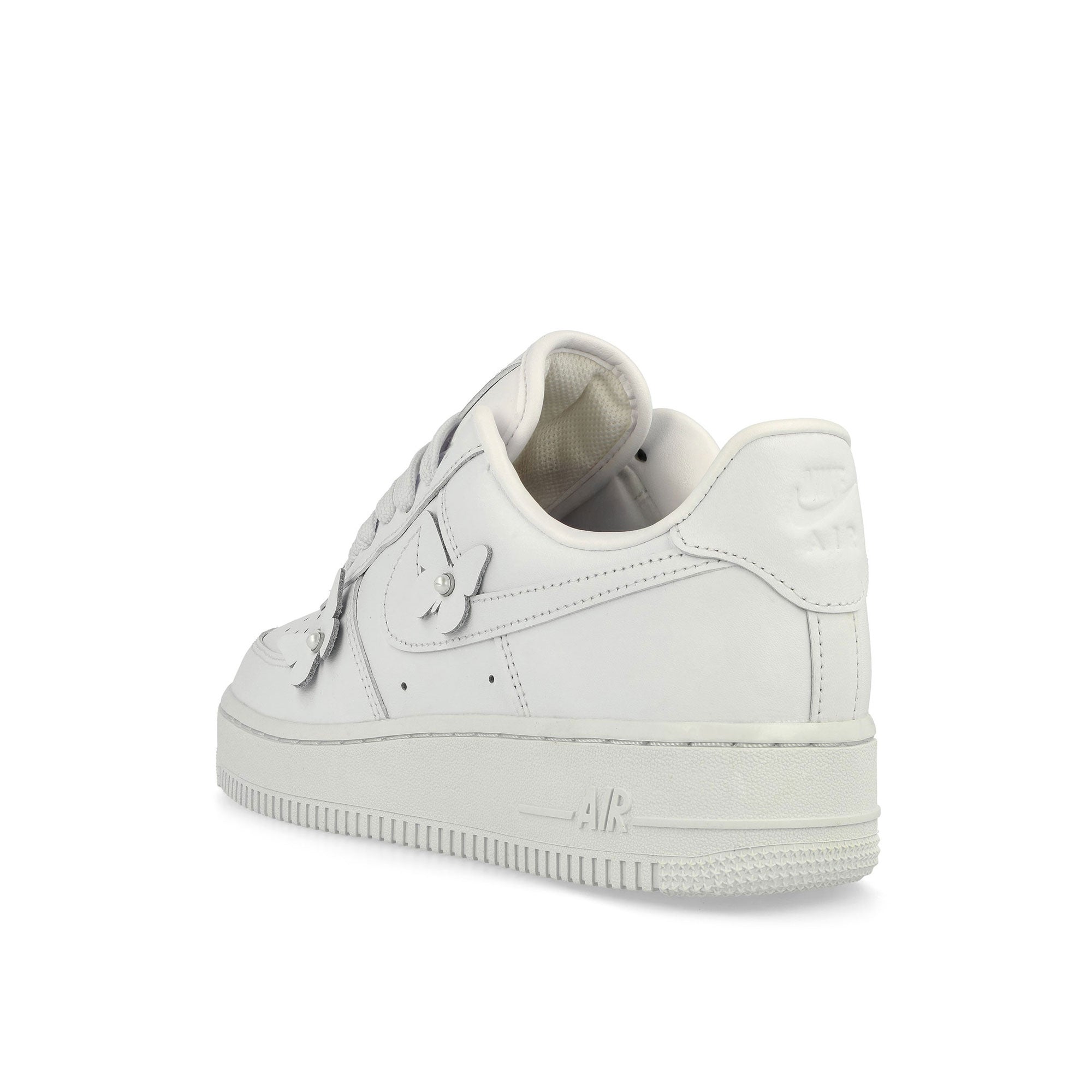 Nike W Air Force 1 Low White / White - Black Low Top Sneaker IH4480 100 Material | Overkill