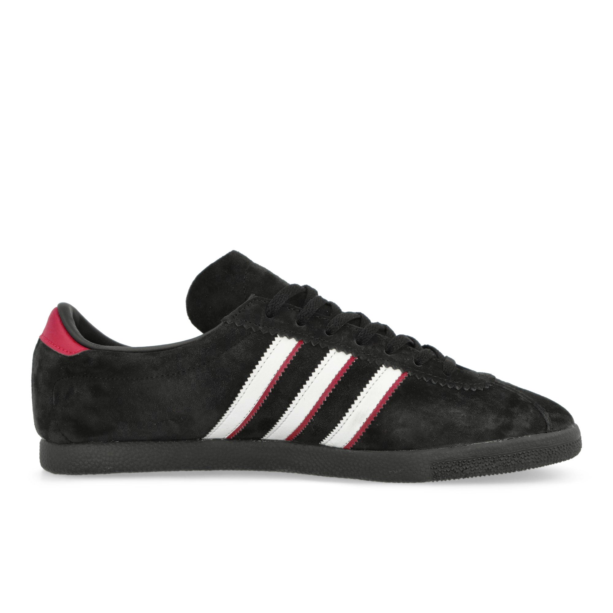 adidas London 96 Core Black / Footwear White / Better Scarlet Low Top Sneakers Silhouette | Overkill
