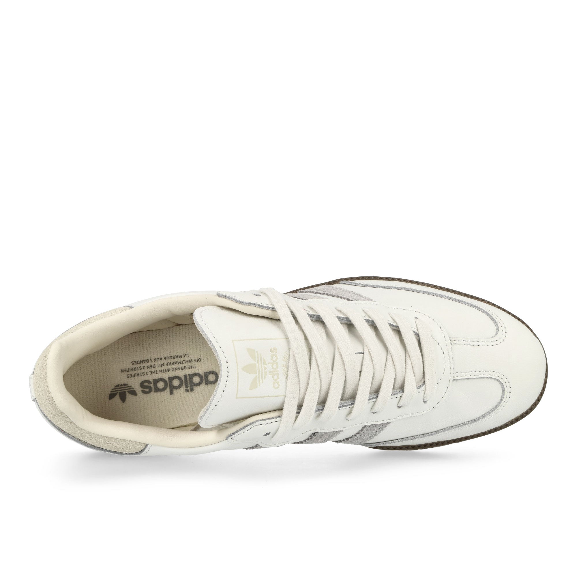 adidas Samba OG Core White / Grey Two / Cream White Low Top Sneakers Detailfoto | Overkill