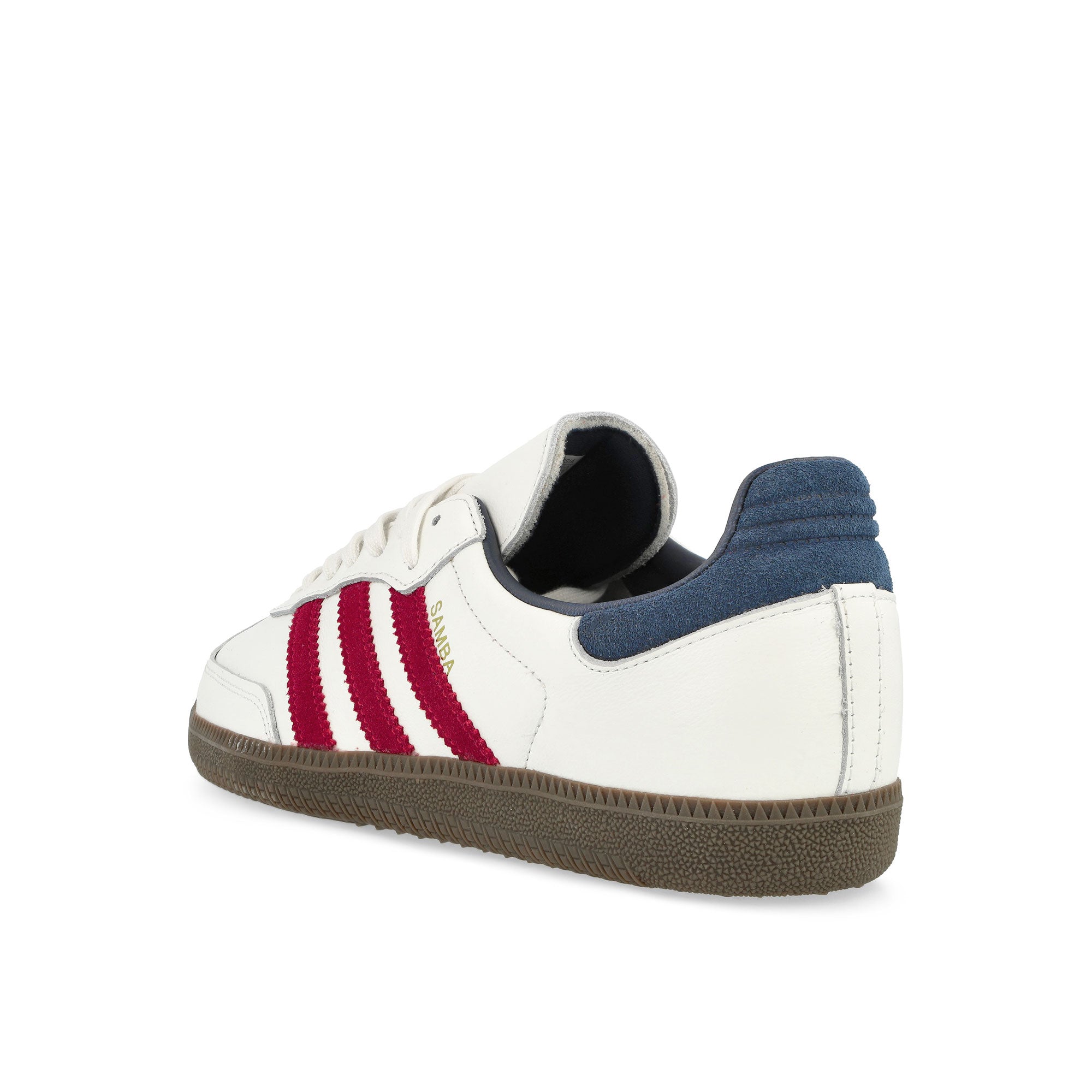 adidas Samba OG Core White / Team Victory Red / Night Indigo Low Top Sneakers Material | Overkill