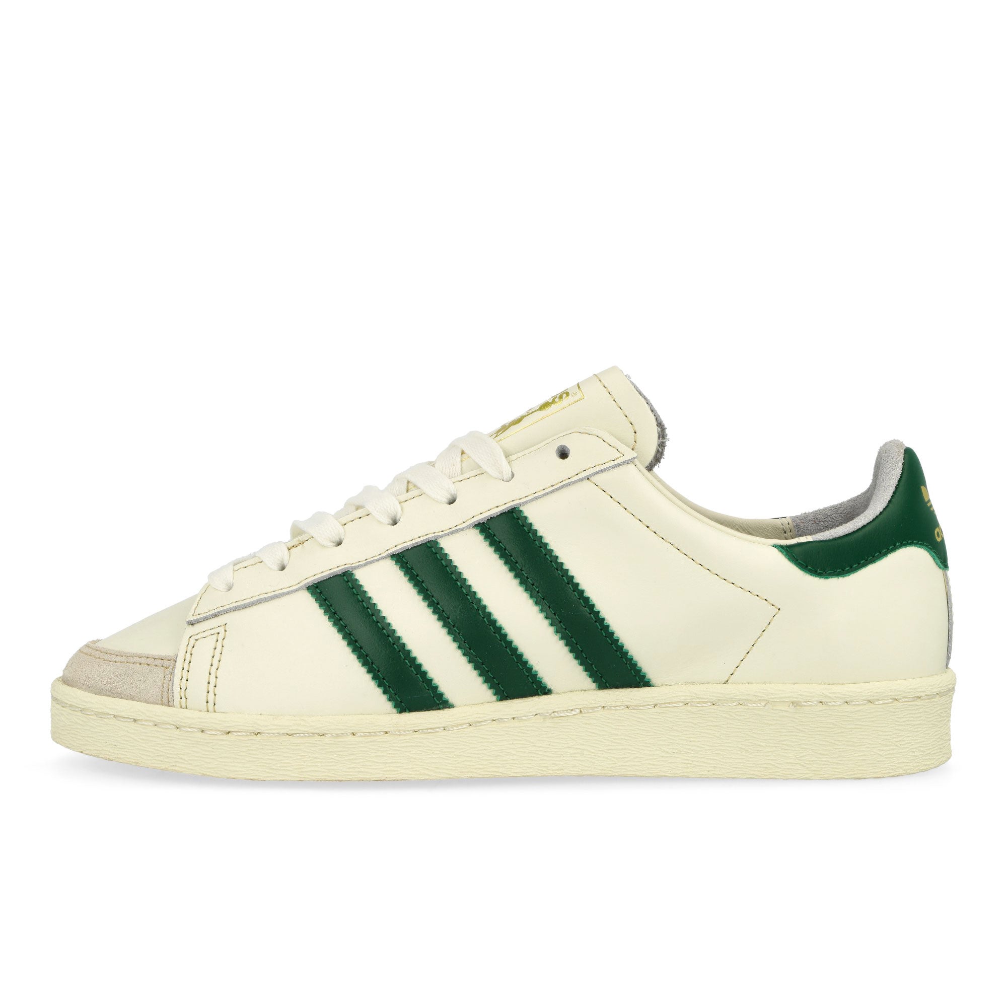 adidas Jabbar Lo Off White / Dark Green / Cream White Low Top Sneakers Detail View 2 | Overkill