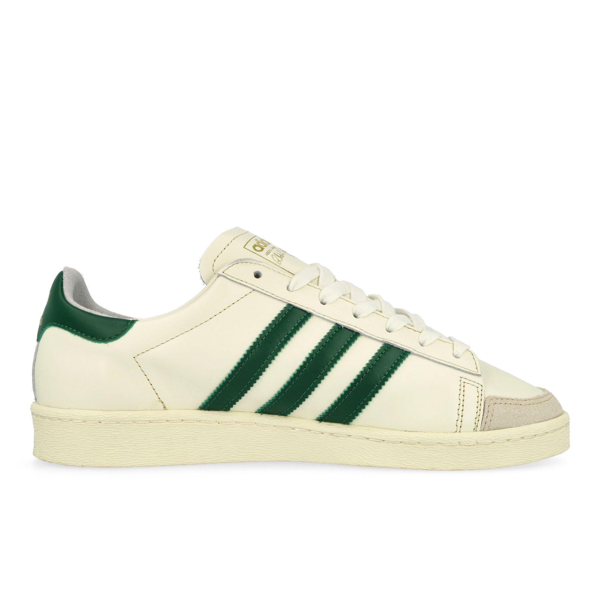 adidas Jabbar Lo Off White / Dark Green / Cream White Low Top Sneakers Silhouette | Overkill