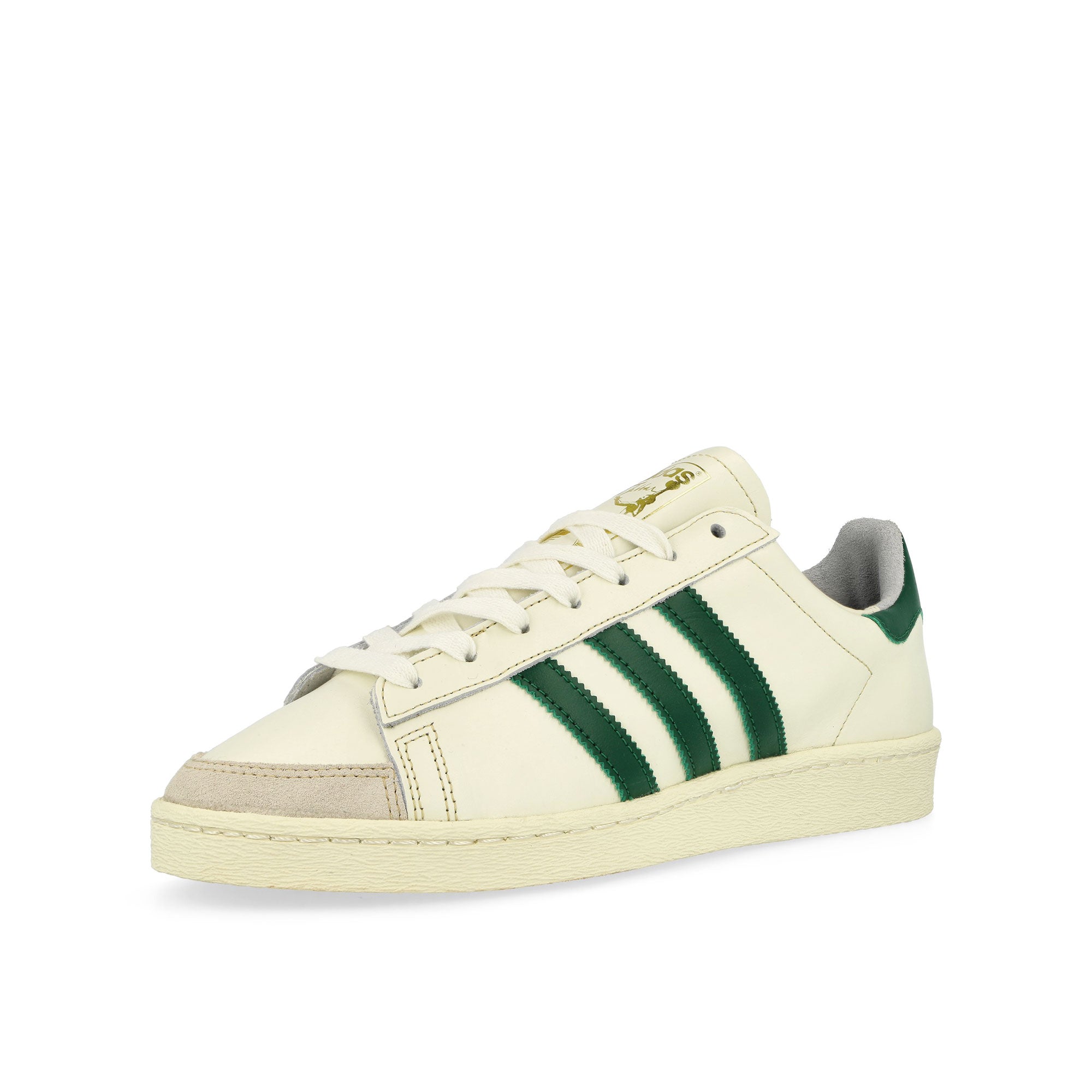 adidas Jabbar Lo Off White / Dark Green / Cream White Low Top Sneakers Detail View 5 | Overkill