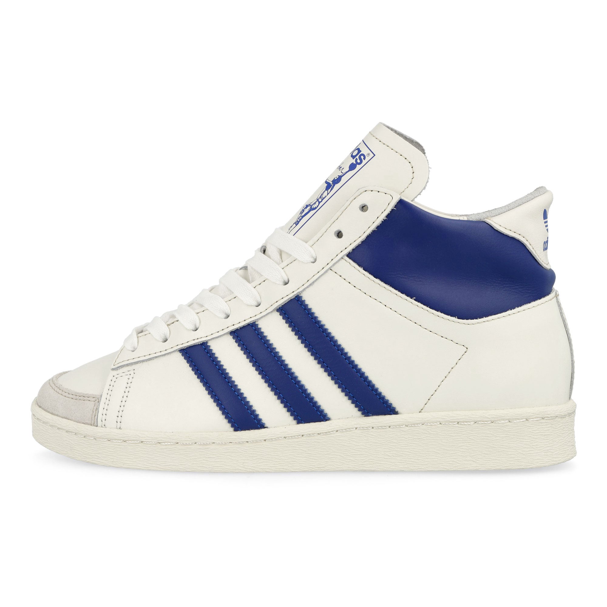 adidas Jabbar Hi Off White / Collegiate Royal / Cream White High Top Sneakers IH5316 | Overkill