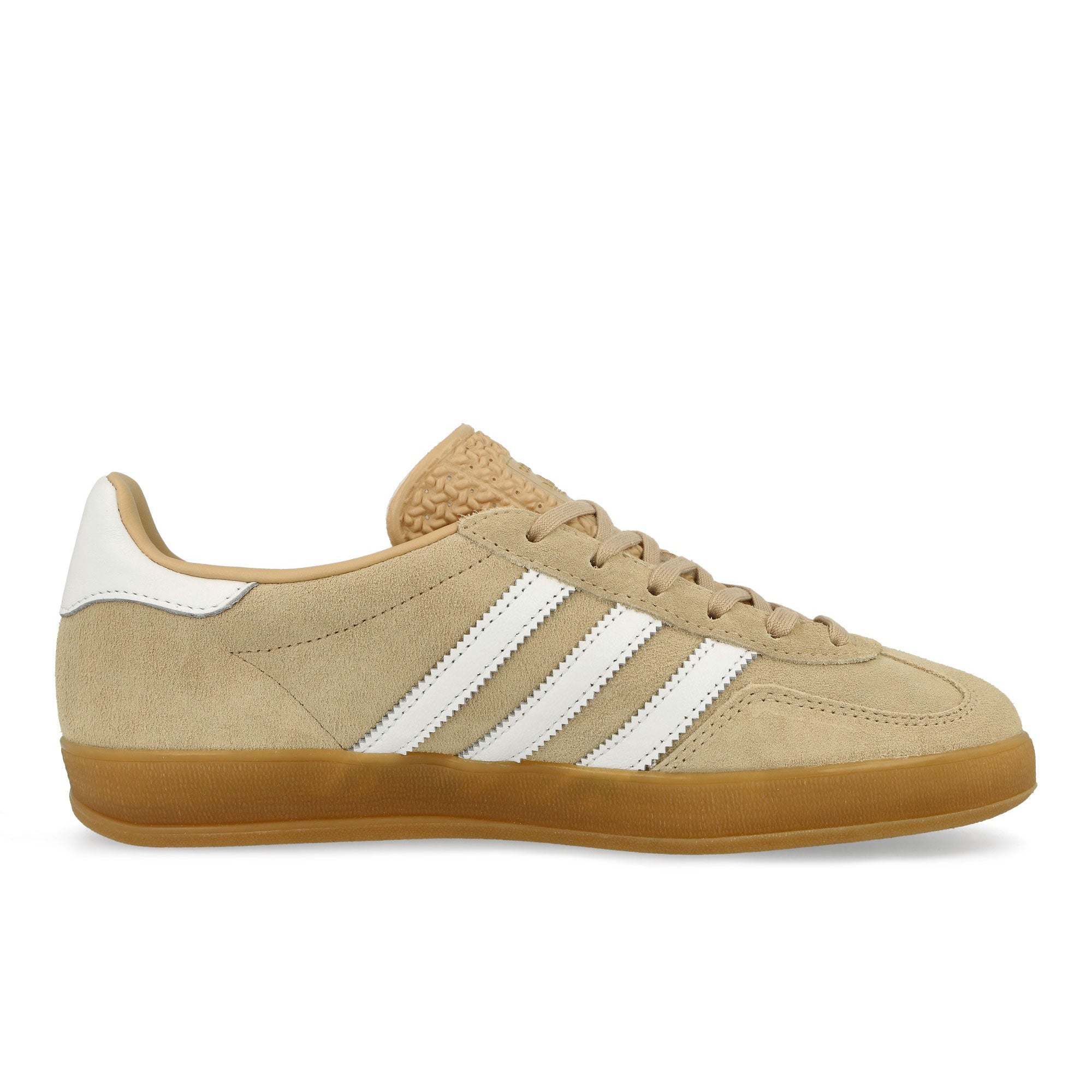 adidas Gazelle Indoor W Magic Beige / Footwear White / Gum 3 Low Top Sneakers Silhouette | Overkill