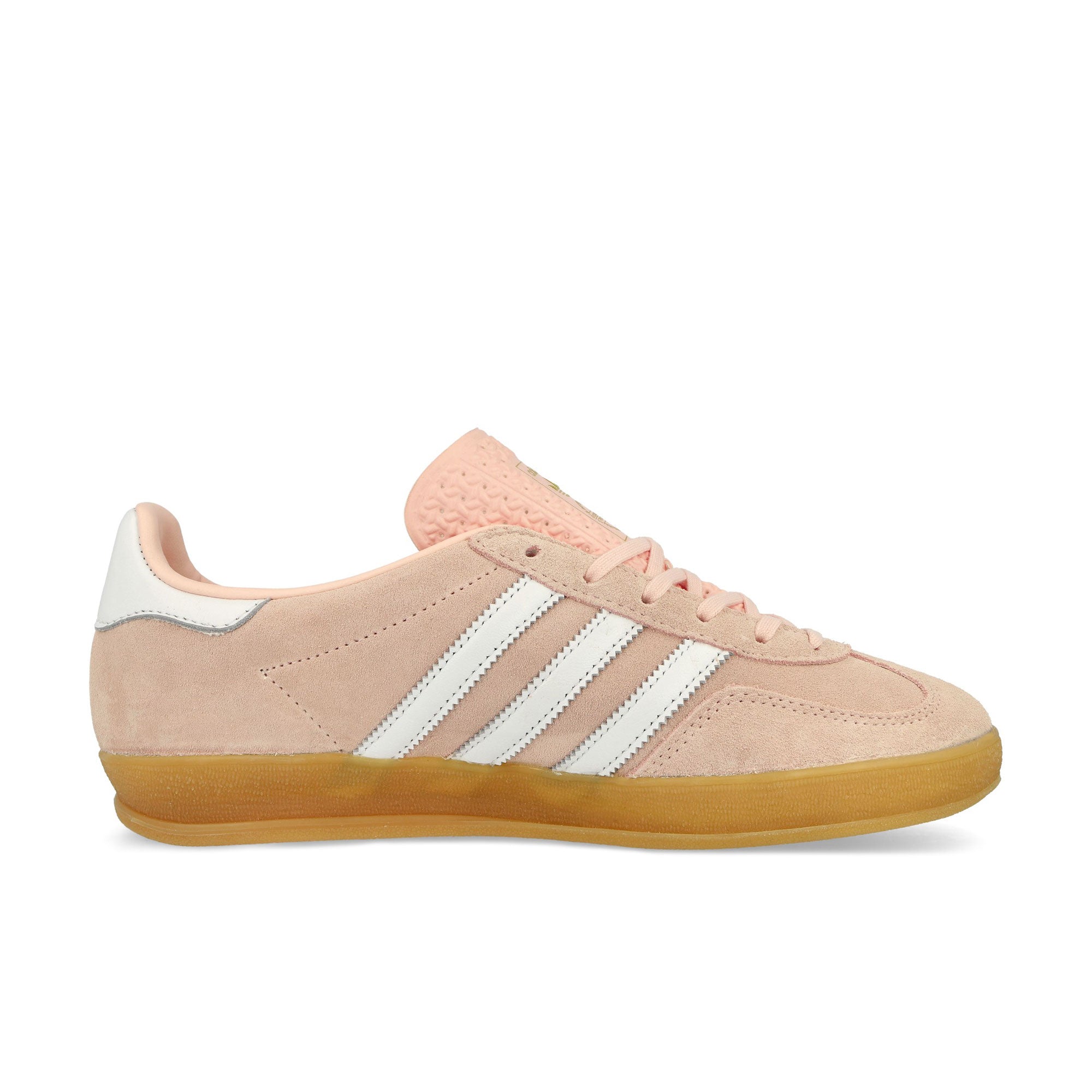 adidas Gazelle Indoor W Sandy Pink / Footwear White / Gum 3 Low Top Sneakers Silhouette | Overkill
