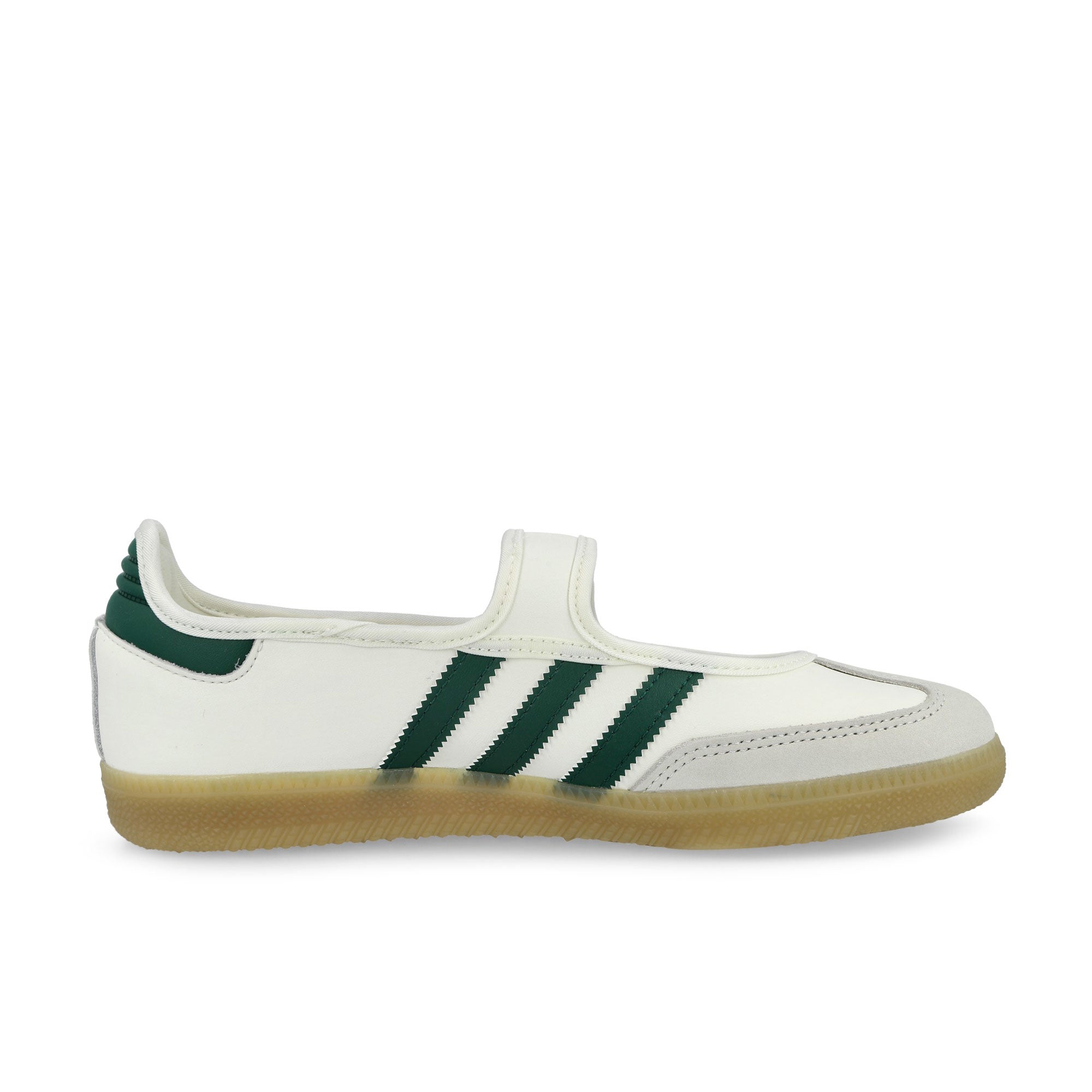 adidas Samba Jane W Off White / Collegiate Green / Gold Metallic Low Top Sneaker IH6485 Silhouette | Overkill