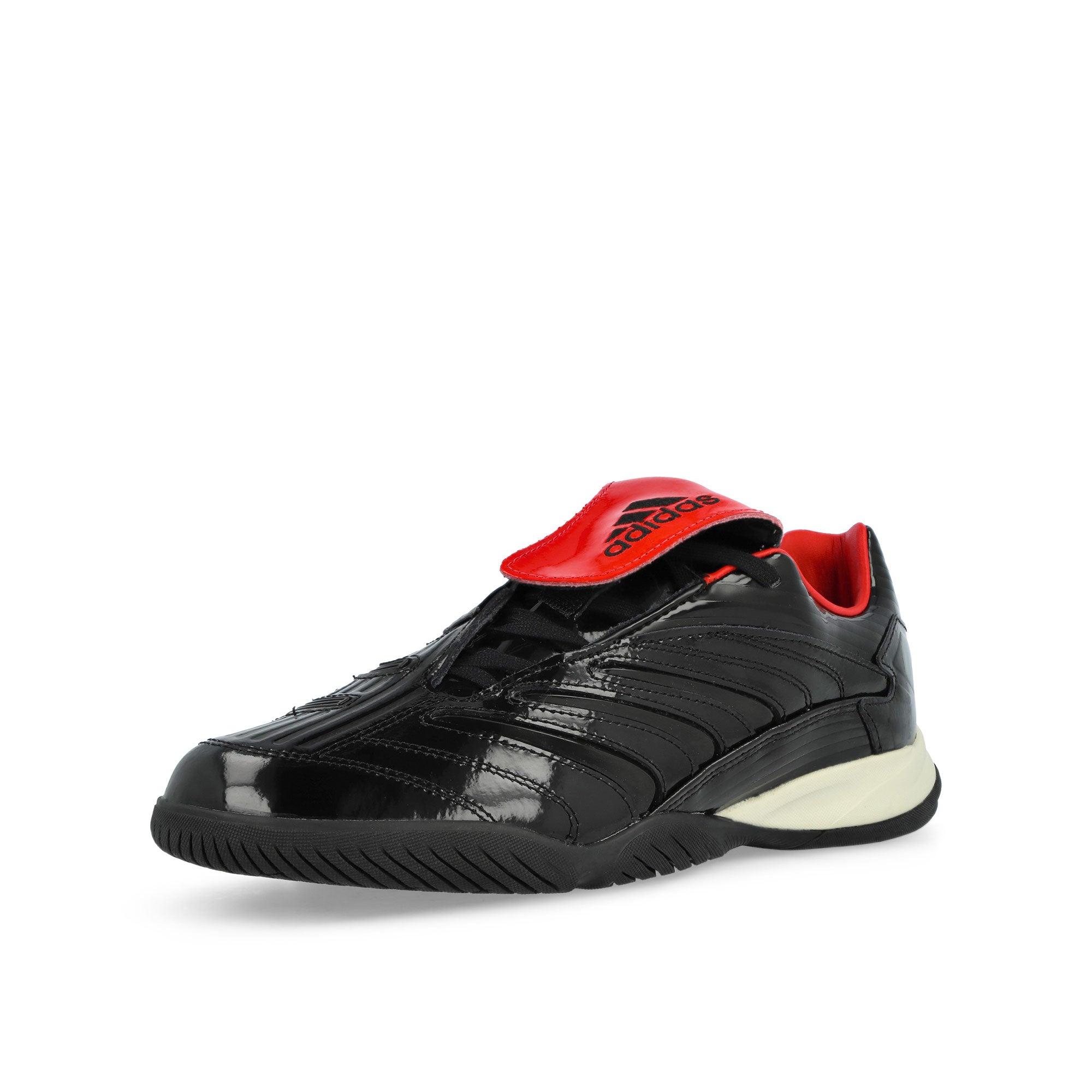 adidas Predator Sala Core Black / Red / Core Black Low Top Sneakers IH7009 Close-up | Overkill
