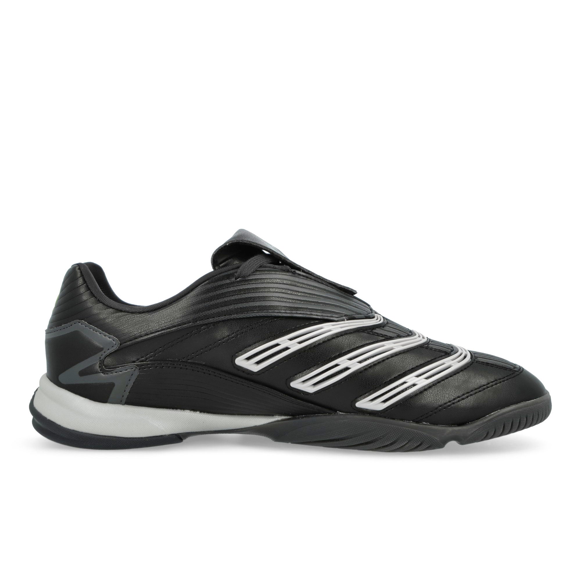 adidas Predator Sala Core Black / Grey Two / Utility Black Low Top Sneakers IH7082 Silhouette | Overkill