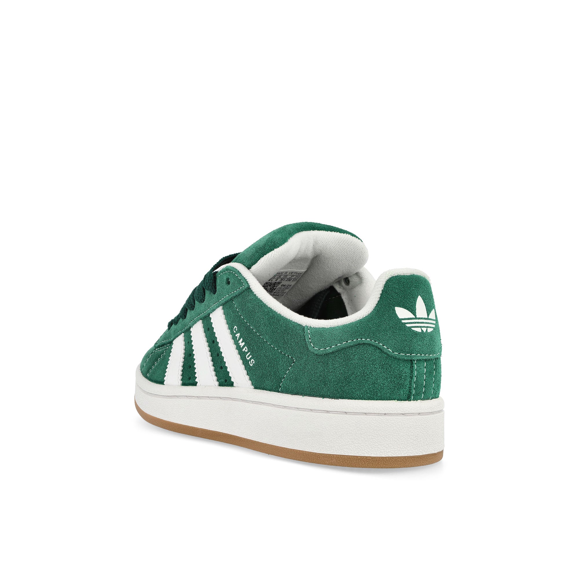 adidas Campus 00s J Dark Green / Footwear White / Off White Low Top Sneakers Material | Overkill