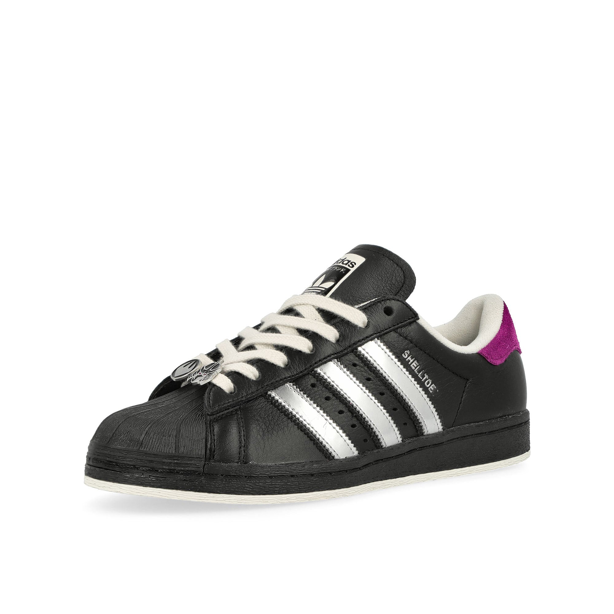 adidas Superstar Shredder Shell Toe Core Black / Silver Metallic / Off White Low Top Sneakers Detailfoto | Overkill