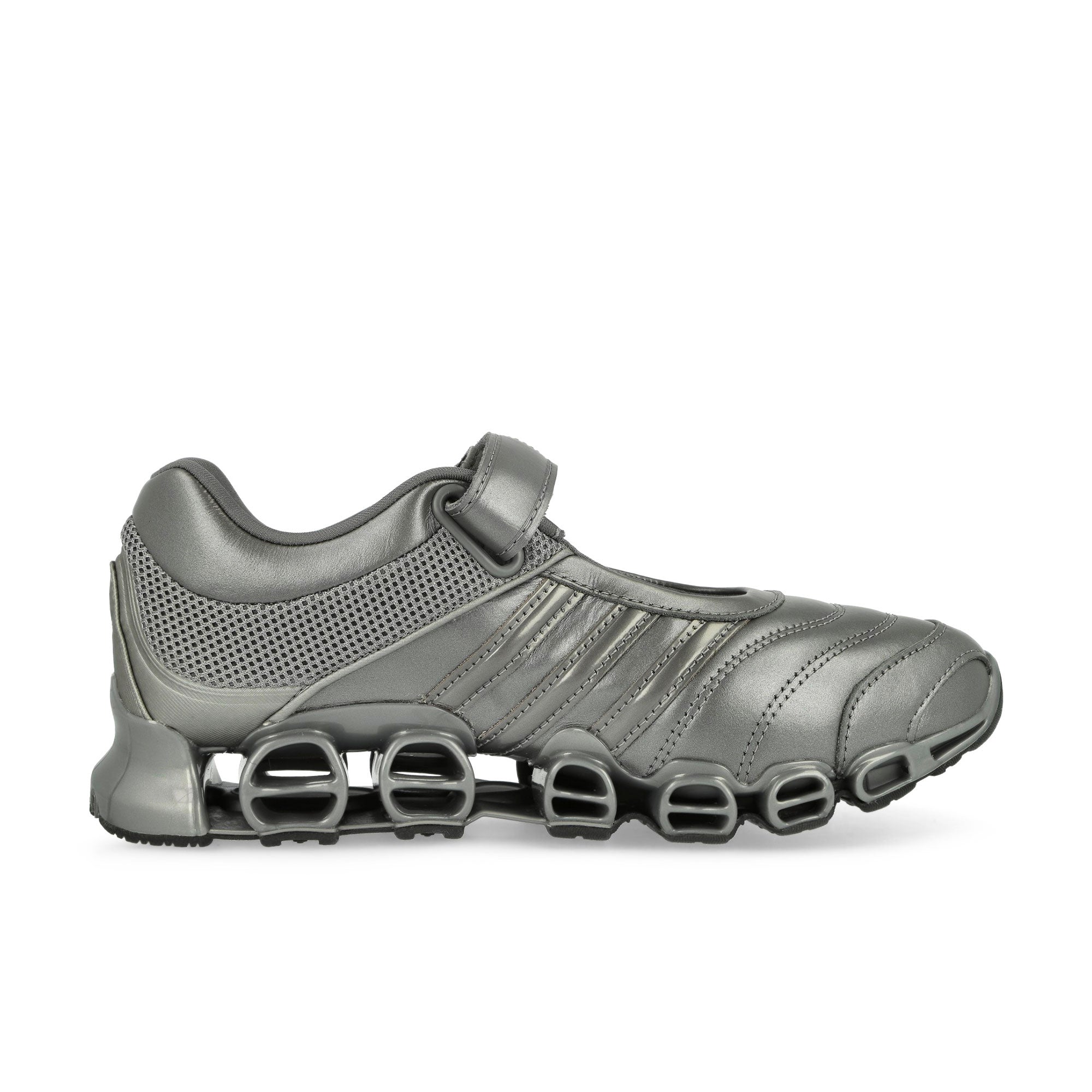 adidas Megaride Mary-Jane Iron Metallic / Iron Metallic / Cyber Metallic Low Top Sneakers Silhouette | Overkill