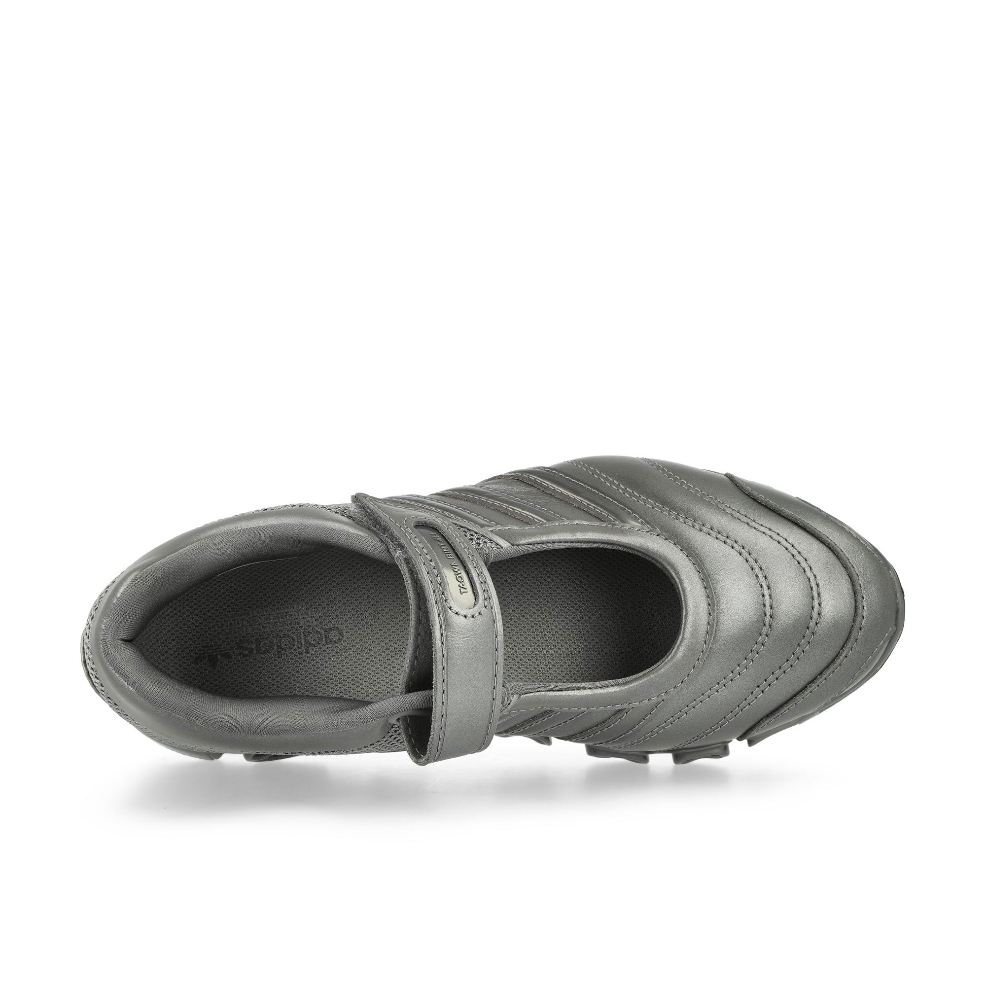 adidas Megaride Mary-Jane Iron Metallic / Iron Metallic / Cyber Metallic Low Top Sneakers Detailfoto | Overkill