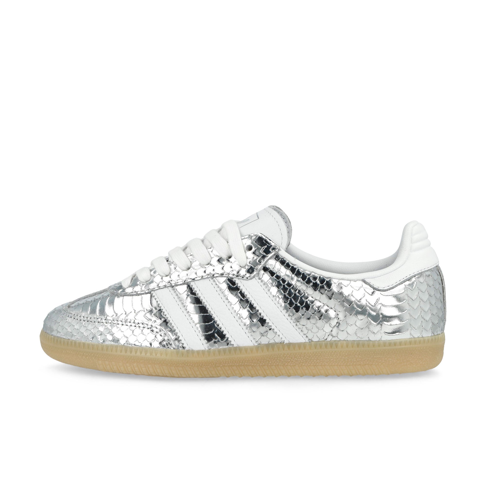 adidas Samba OG W Silver Metallic / Footwear White / Gum 3 Low Top Sneakers IH9016 | Overkill