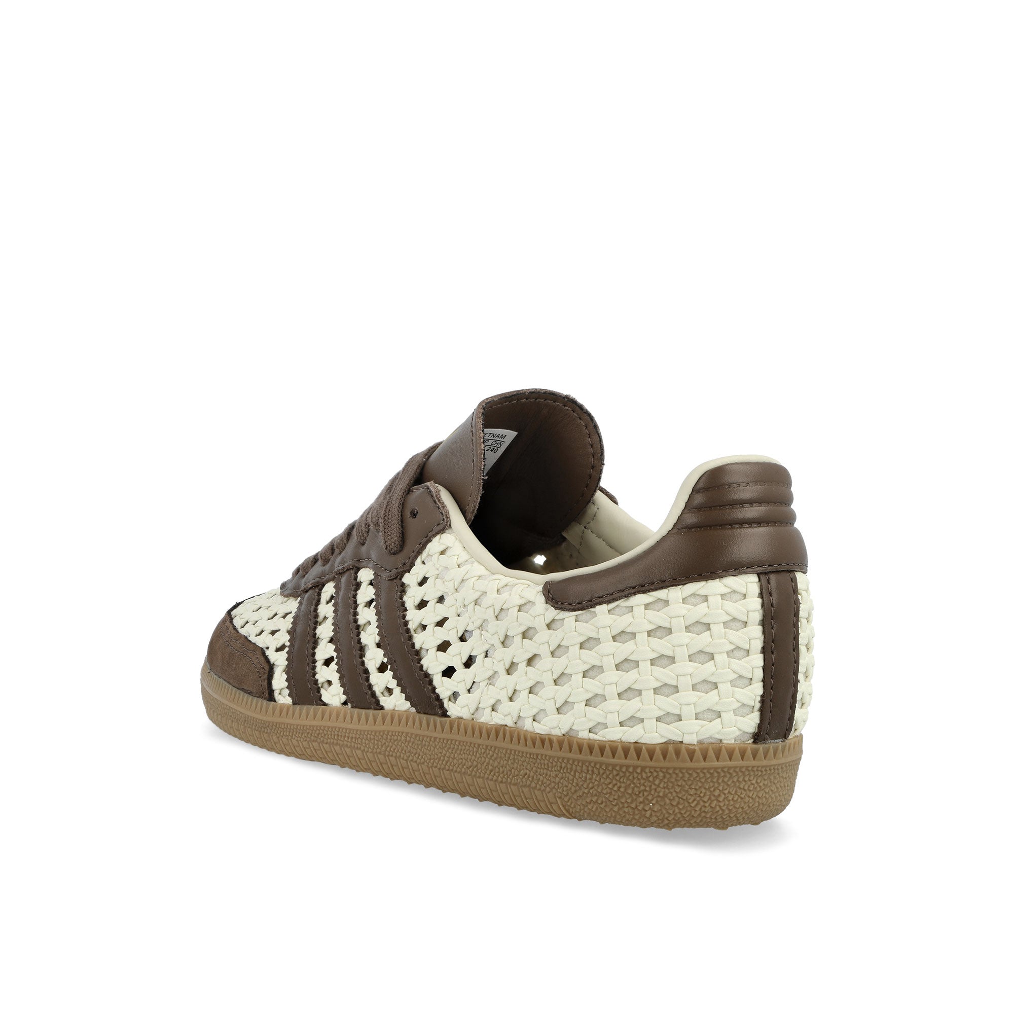 adidas Samba OG W Cream White / Earth Strata / Gold Metallic Low Top Sneakers IH9373 Material | Overkill