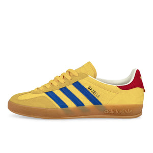 adidas Gazelle Indoor Bold Gold / Power Blue / Team Colleg Red Low Top Sneakers IH9648 | Overkill