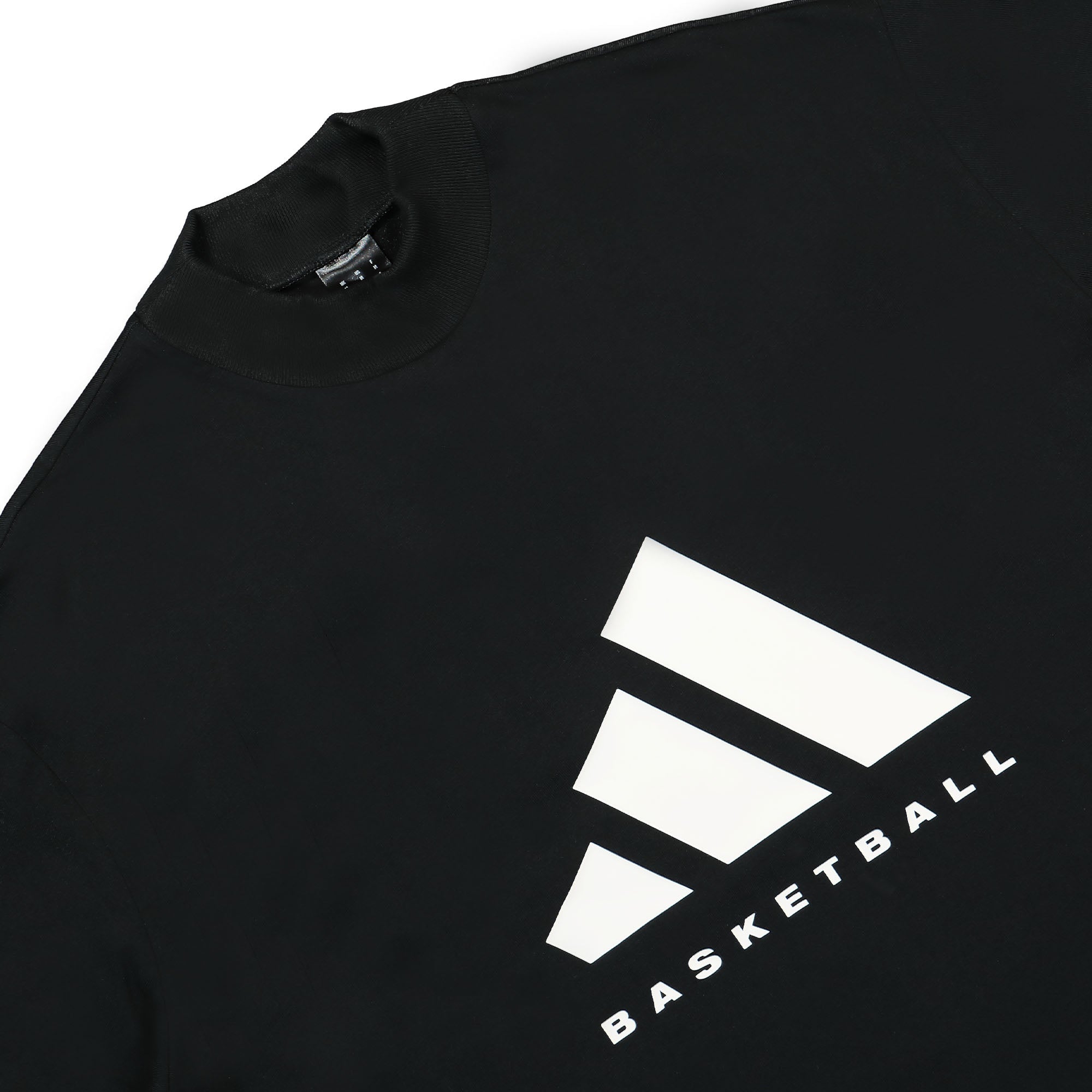 adidas One Basketball Jersey Tee Black T-Shirts Close-up | Overkill