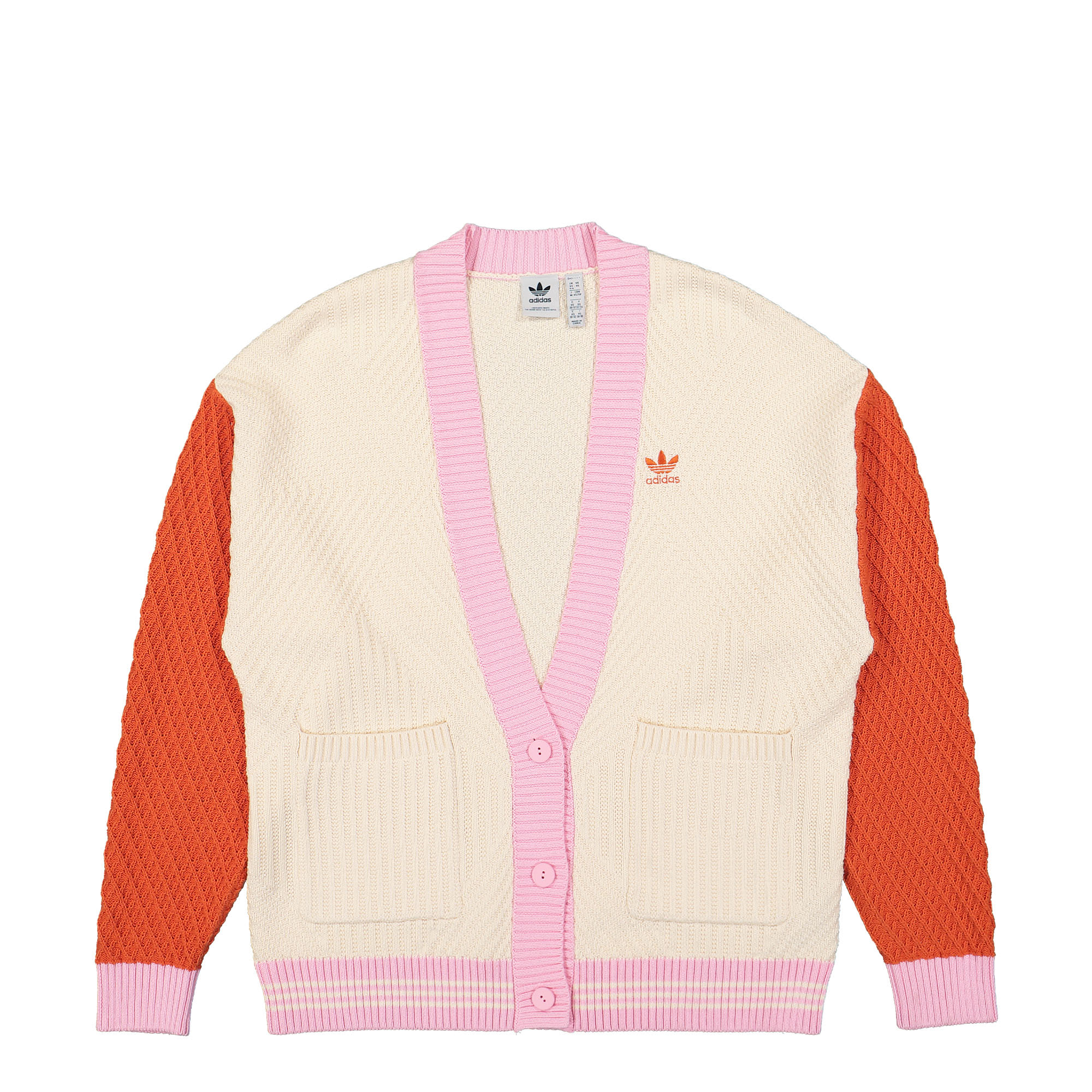 adidas W Adicolor 70s Cardigan Knit Wonder White Cardigans IK7495 | Overkill
