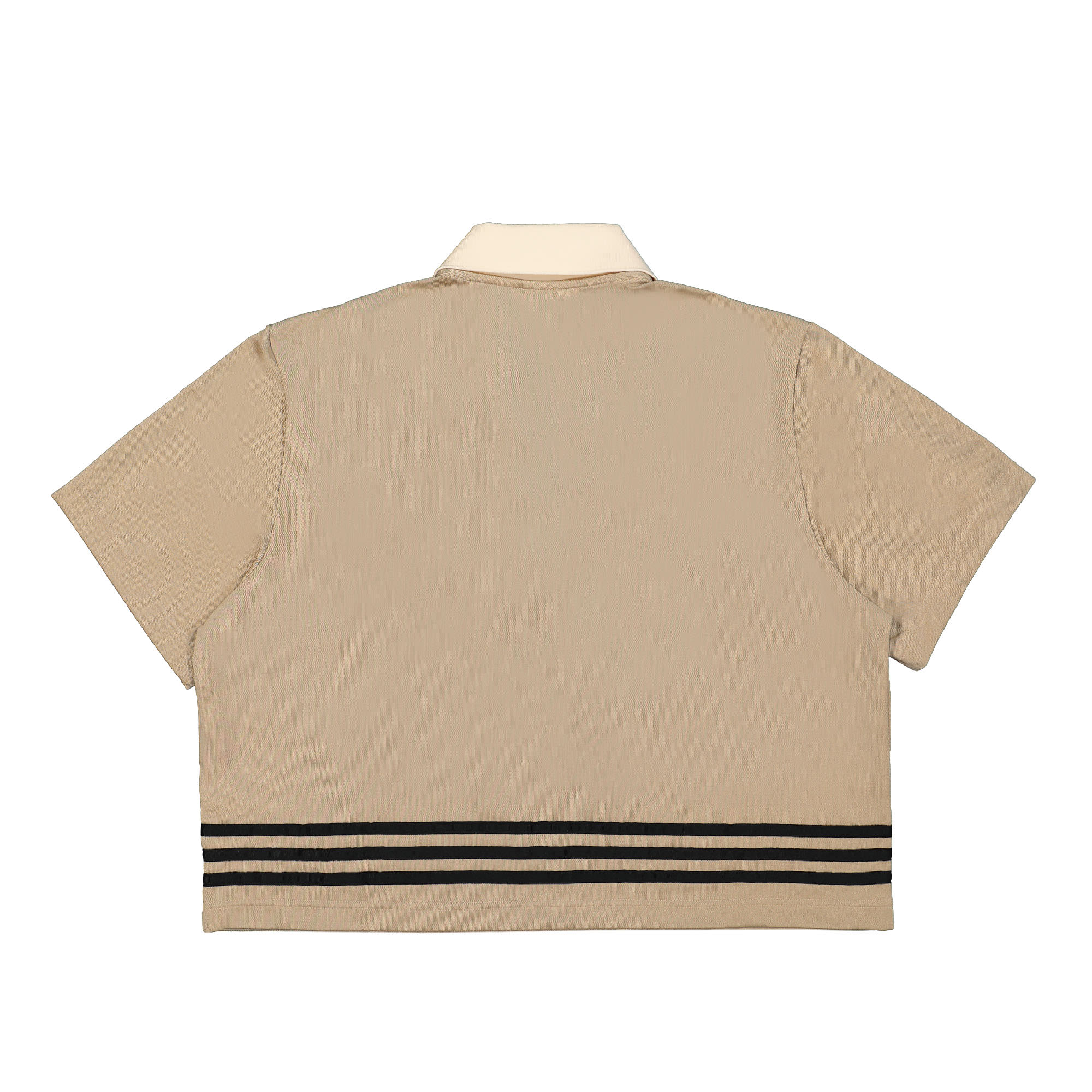 adidas W Adicolor 70s Polo Shirt Brown Desert Polo Shirts Material | Overkill