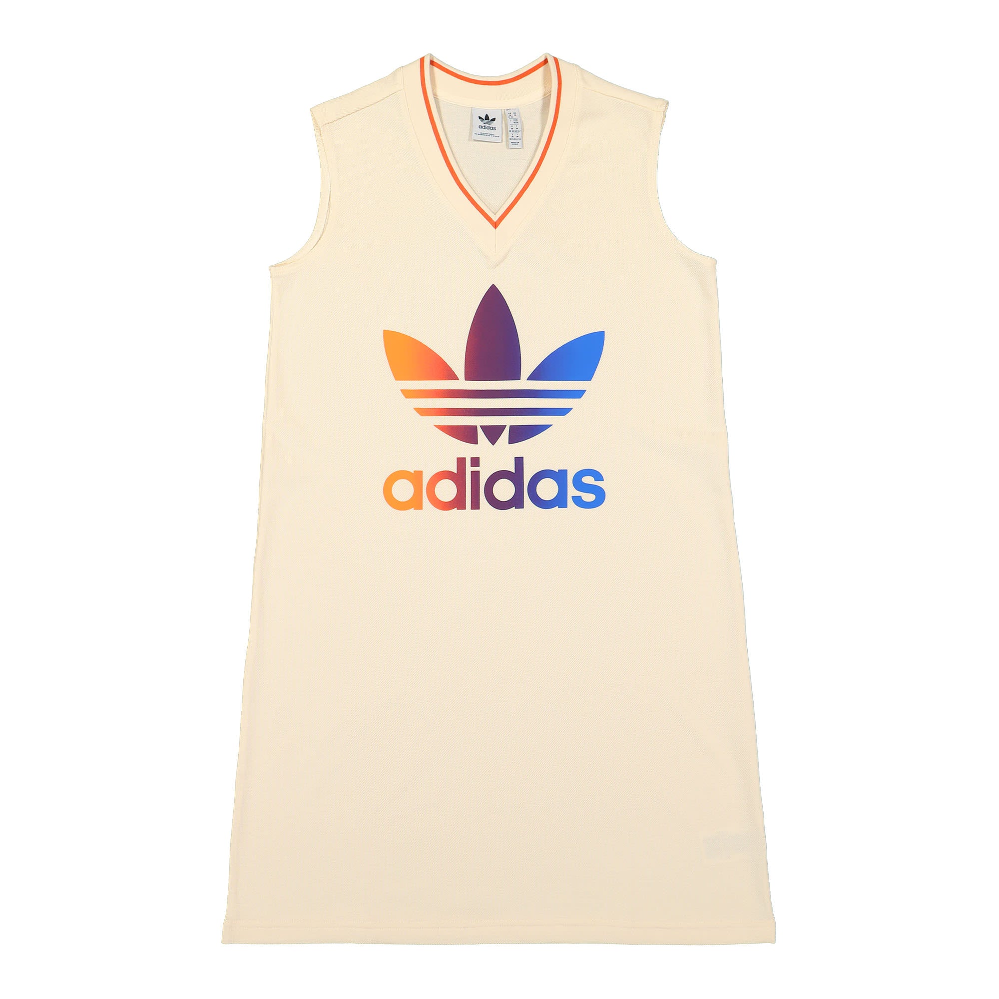 adidas V Neck Dress Wonder White Dresses IK7862 | Overkill