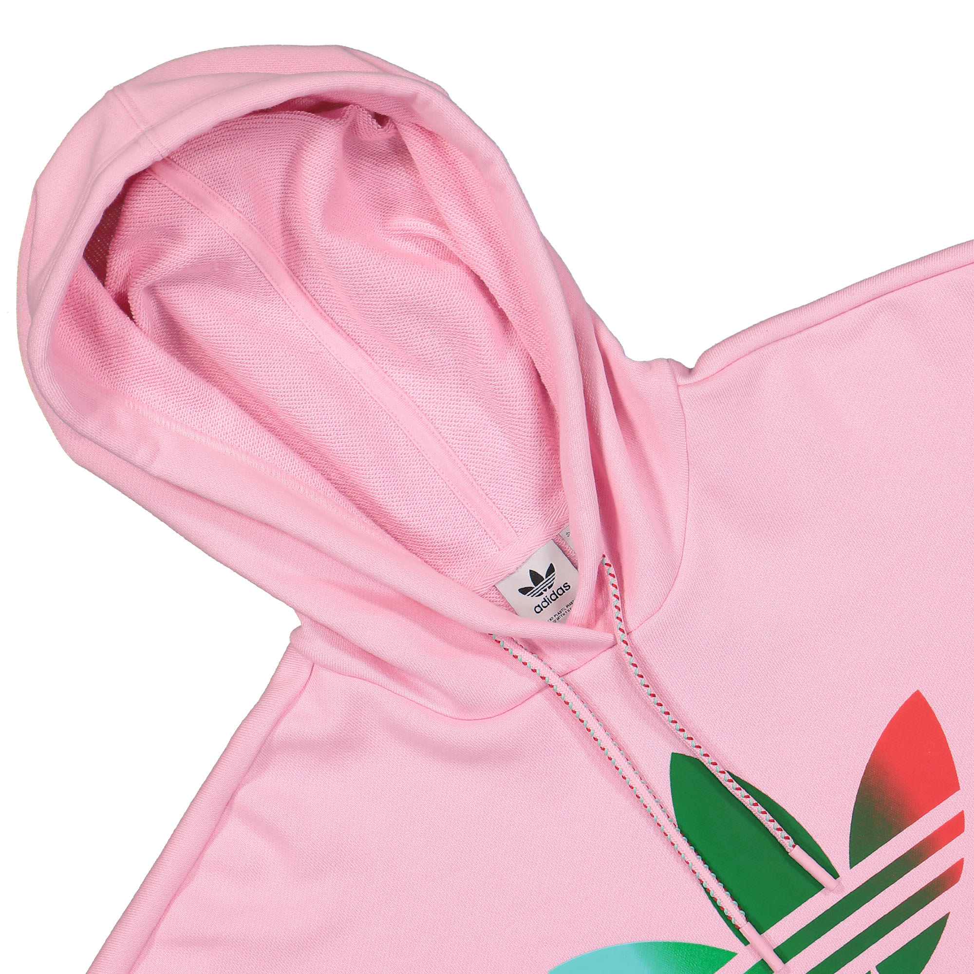adidas W Cropped Hoodie True Pink Hoodies Close-up | Overkill