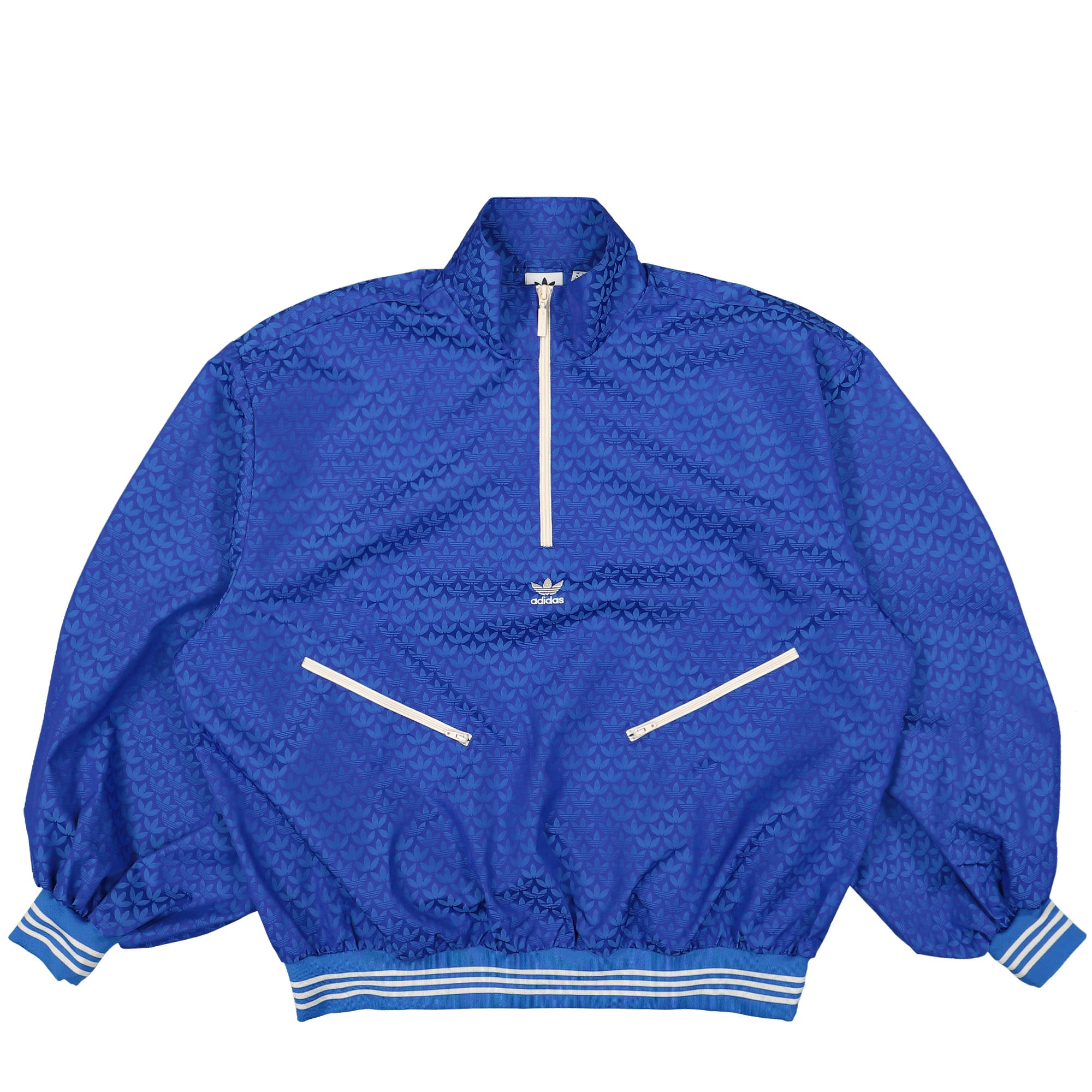 adidas W Half Zip Windbreaker Semi Lucid Blue Windbreaker IK7882 | Overkill