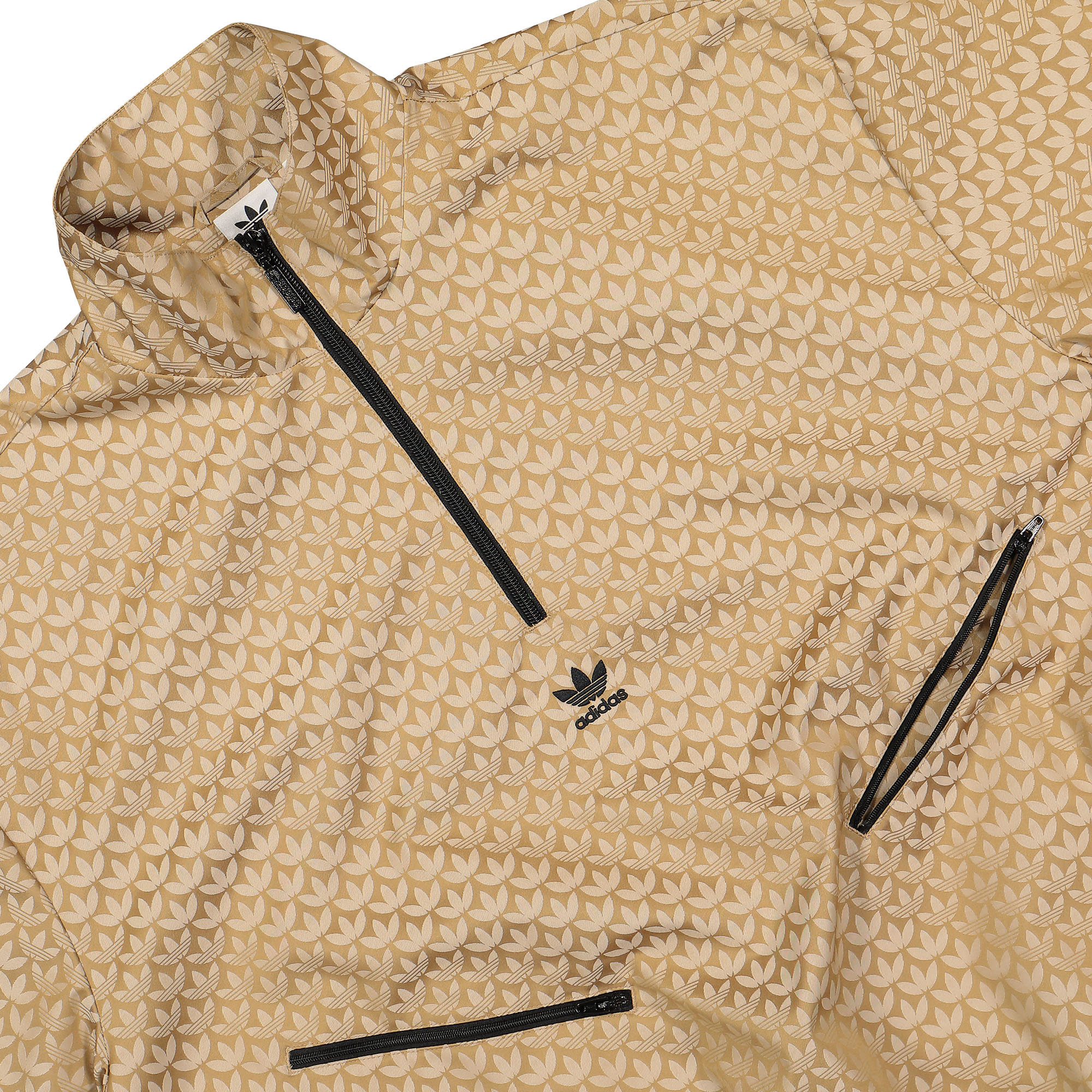 adidas W Half Zip Windbreaker Wonder White Windbreaker Detailfoto | Overkill