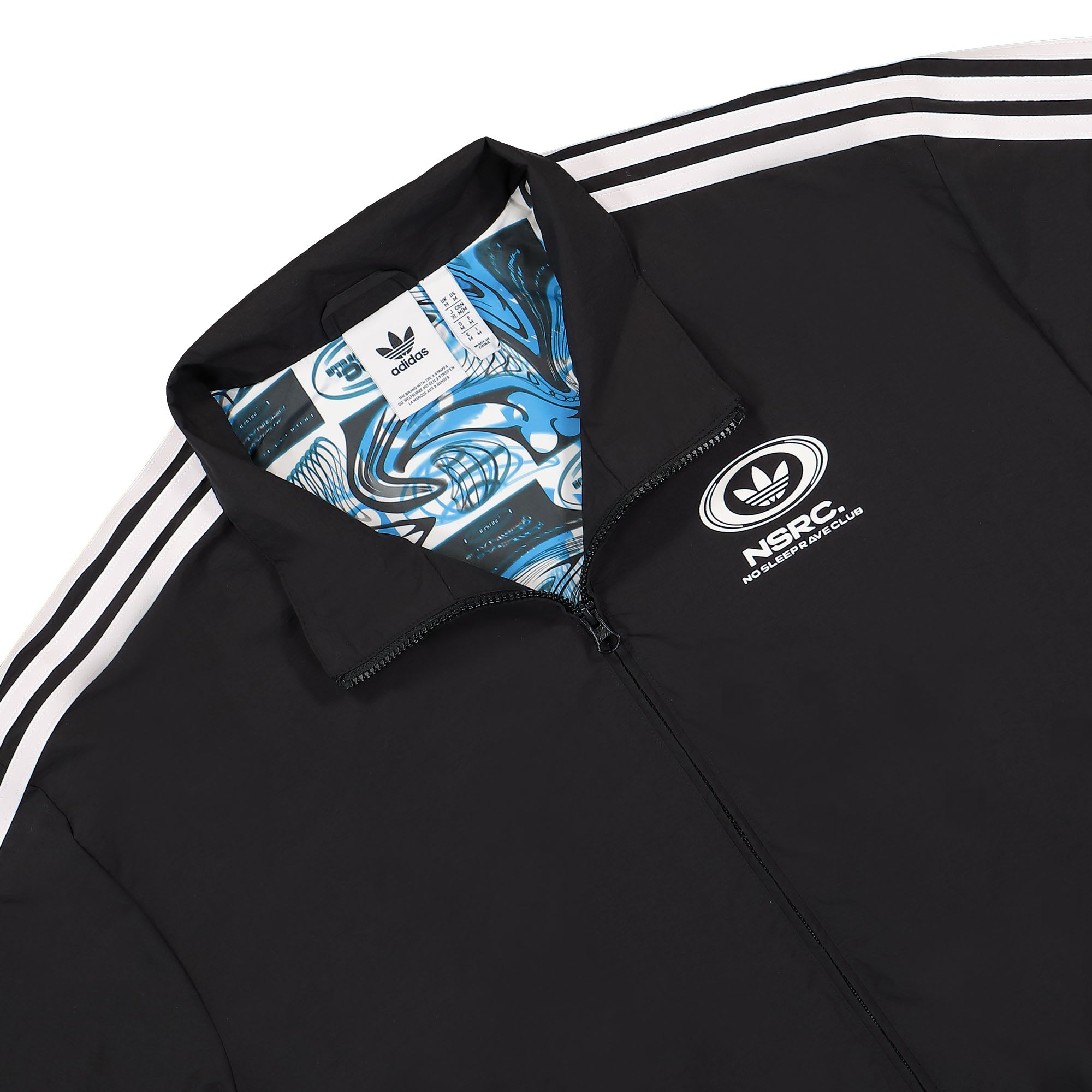 adidas NSRC Tracktop Black Track Jackets Close-up | Overkill