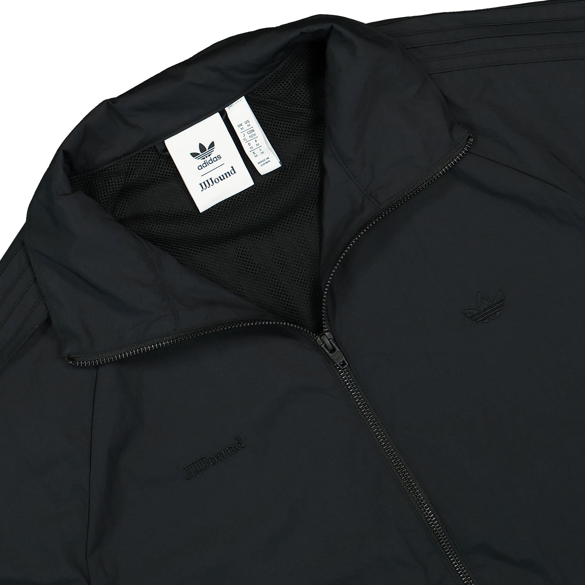 adidas Track Top Black Track Jackets Close-up | Overkill