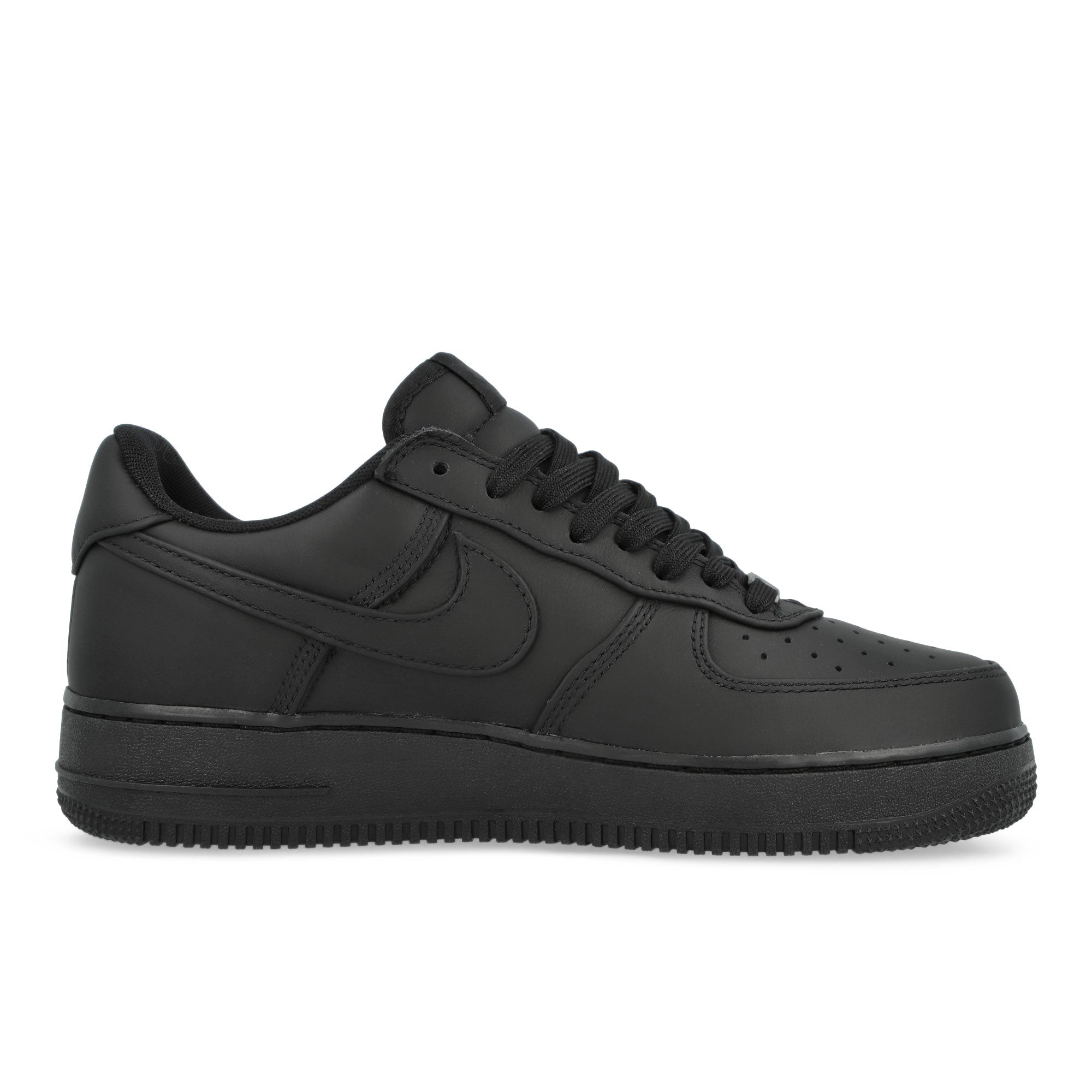 Nike Air Force 1 Low Retro Premium Black / Black - White Low Top Sneakers IM3078 001 Silhouette | Overkill