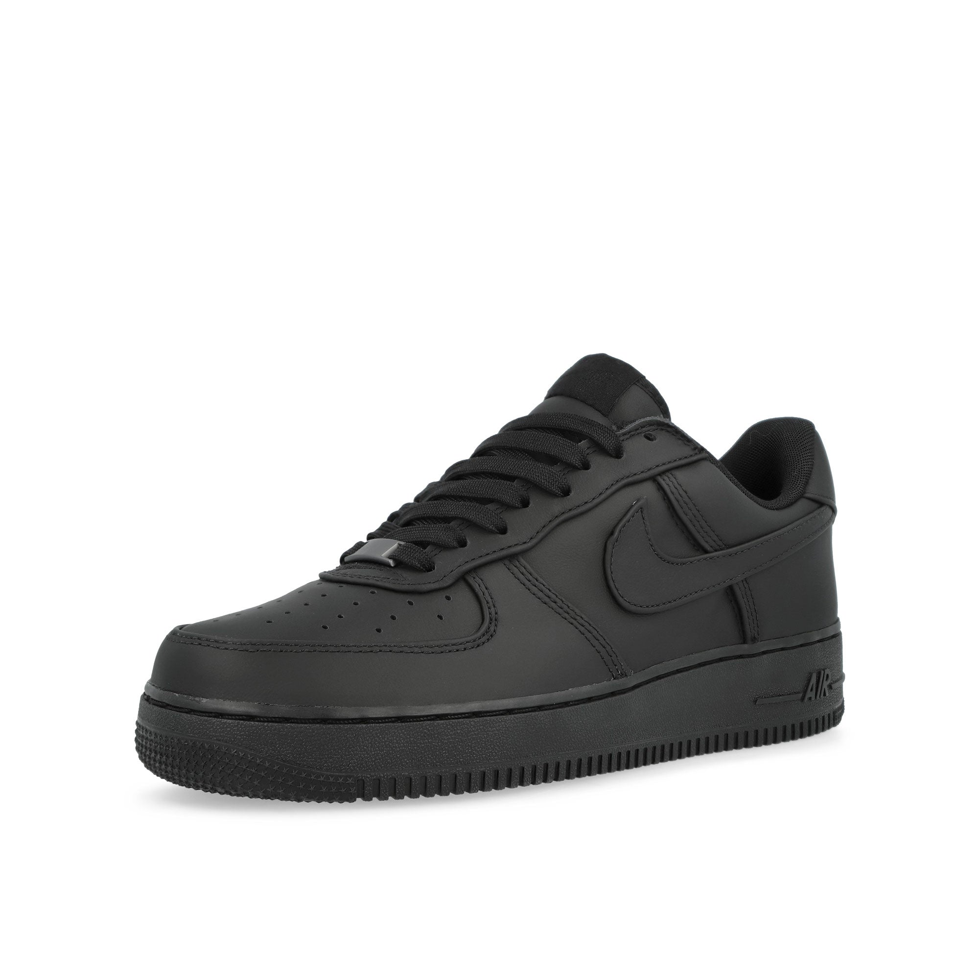 Nike Air Force 1 Low Retro Premium Black / Black - White Low Top Sneakers IM3078 001 Close-up | Overkill