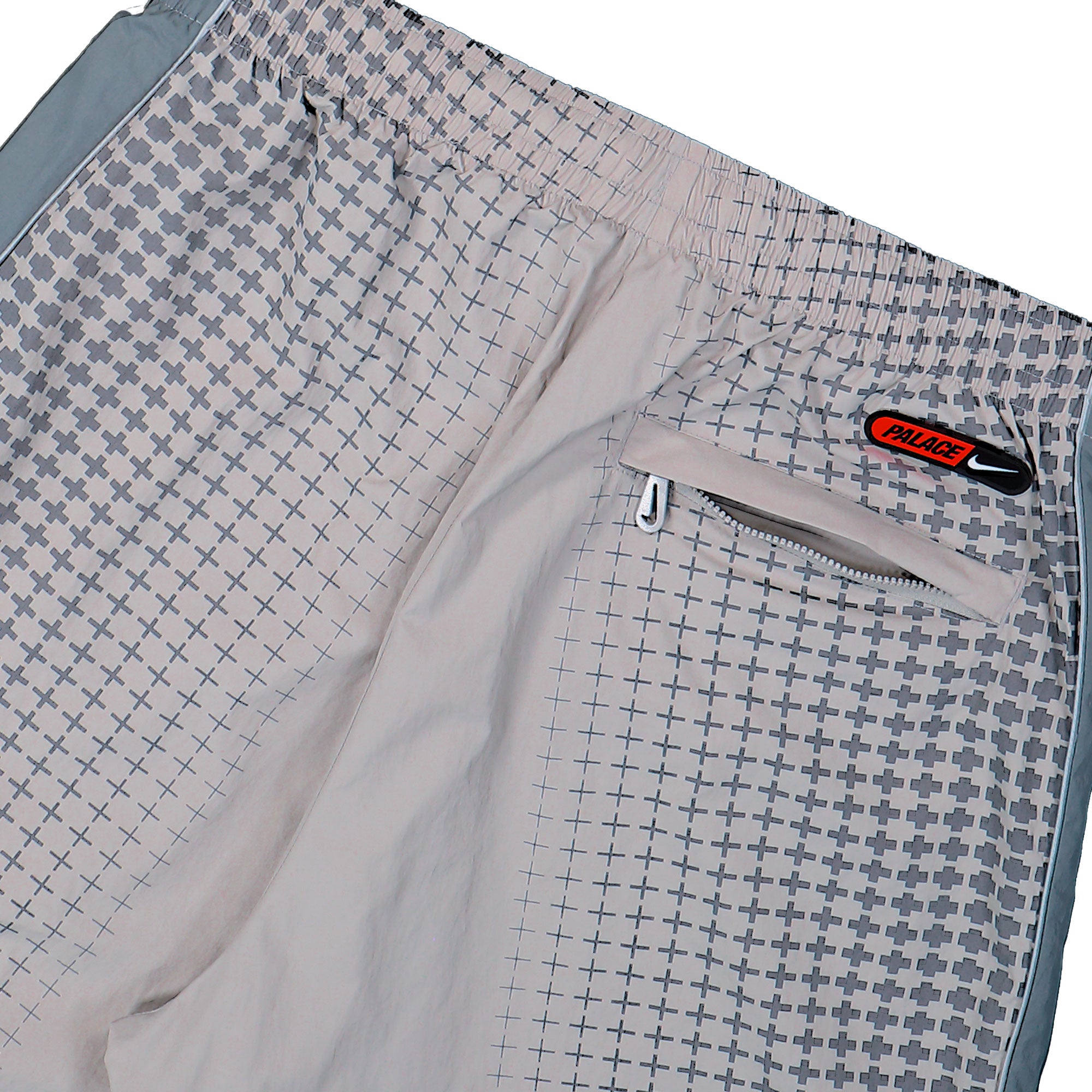 Palace x Nike FA England Track Pants Pewter Grey / Cool Grey / Bright Crimson Sweat & Track Pants IM3202 052 Detail View 2 | Overkill