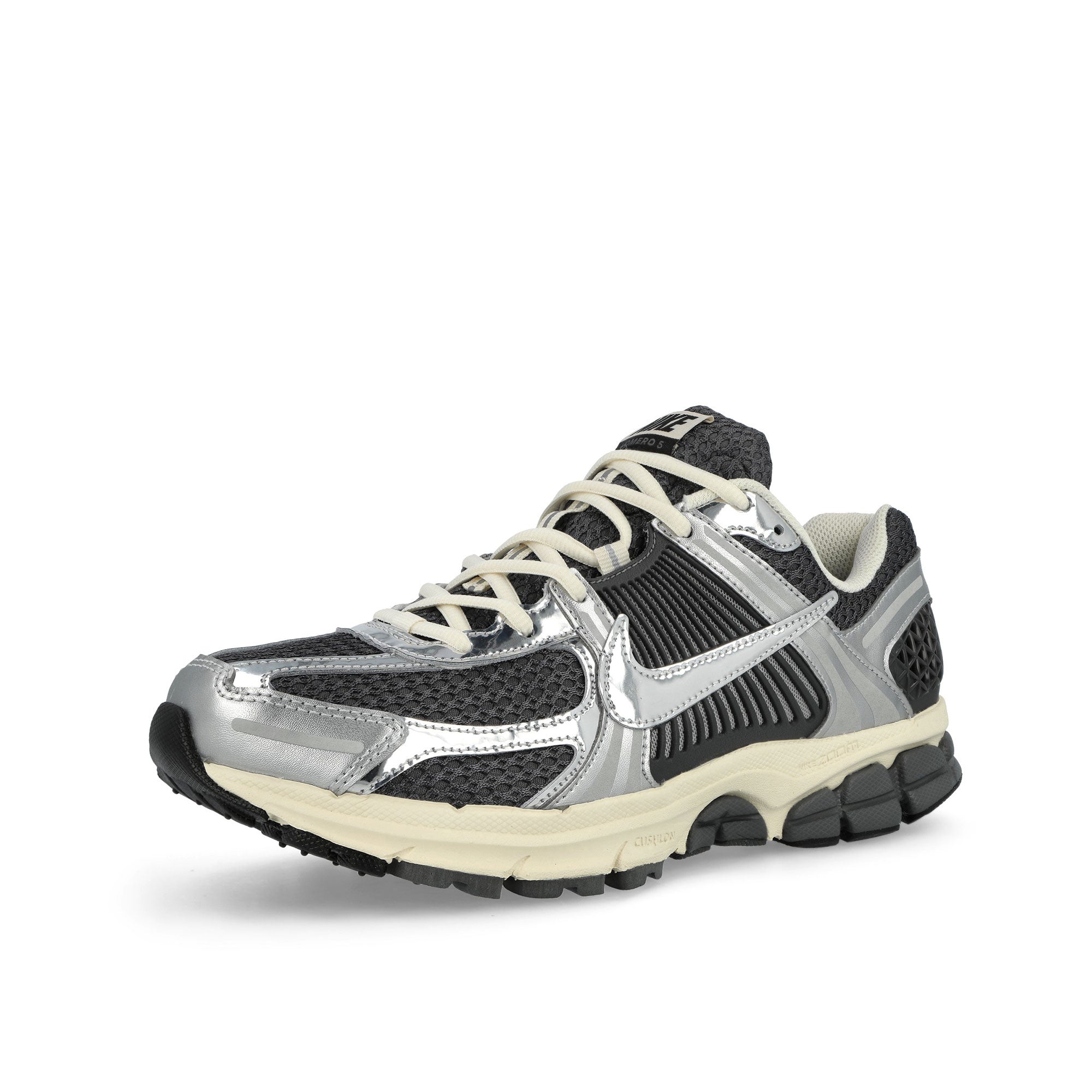 Nike Zoom Vomero 5 Iron Grey / Chrome - Metallic Silver Low Top Sneakers IM3486 001 Close-up | Overkill